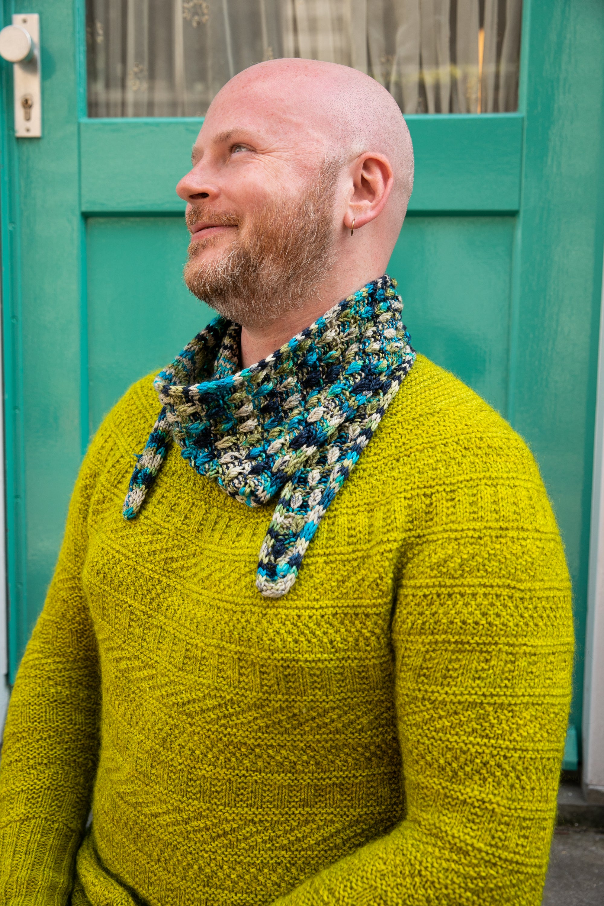 Dancing Droplet Skinny Scarf