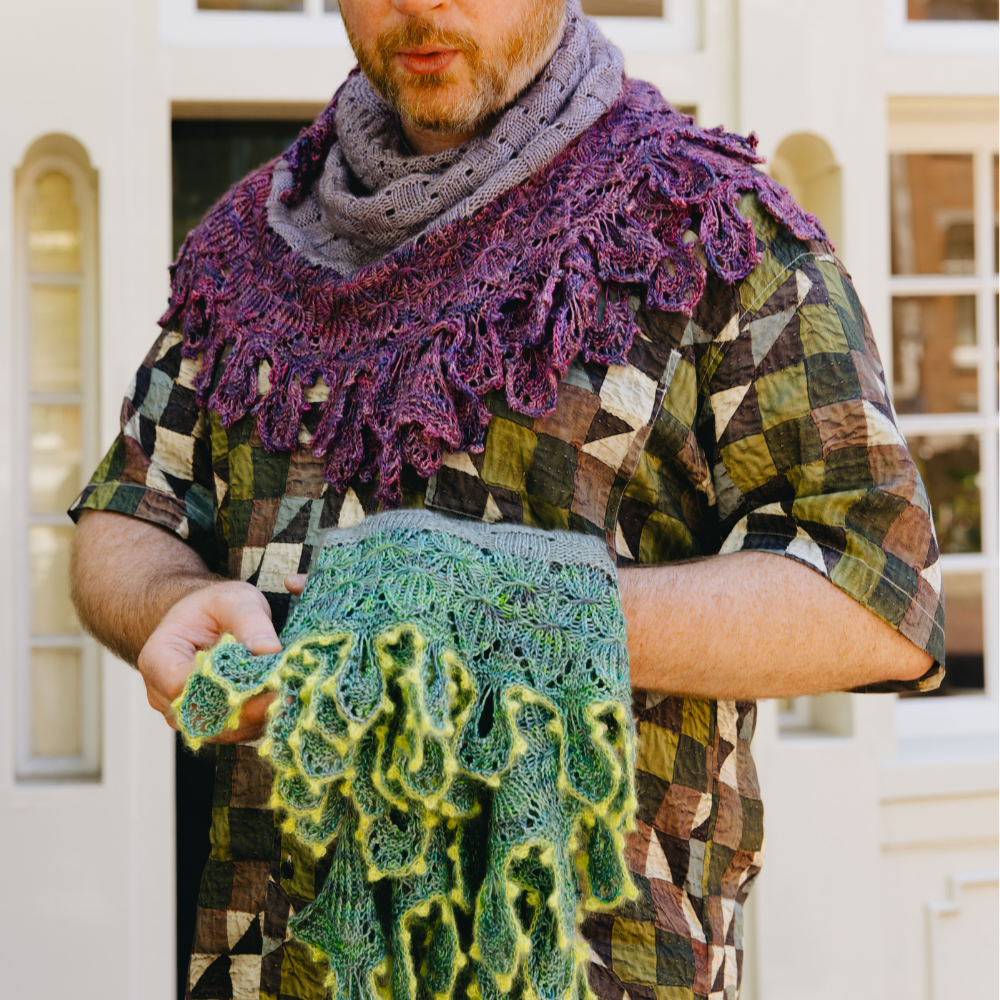 Bouquet Basket Shawl