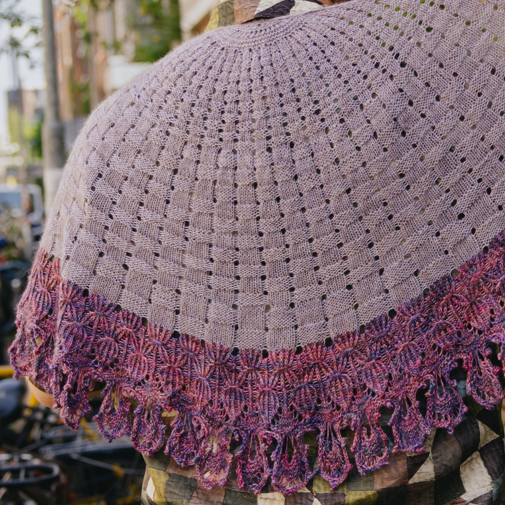 Bouquet Basket Shawl