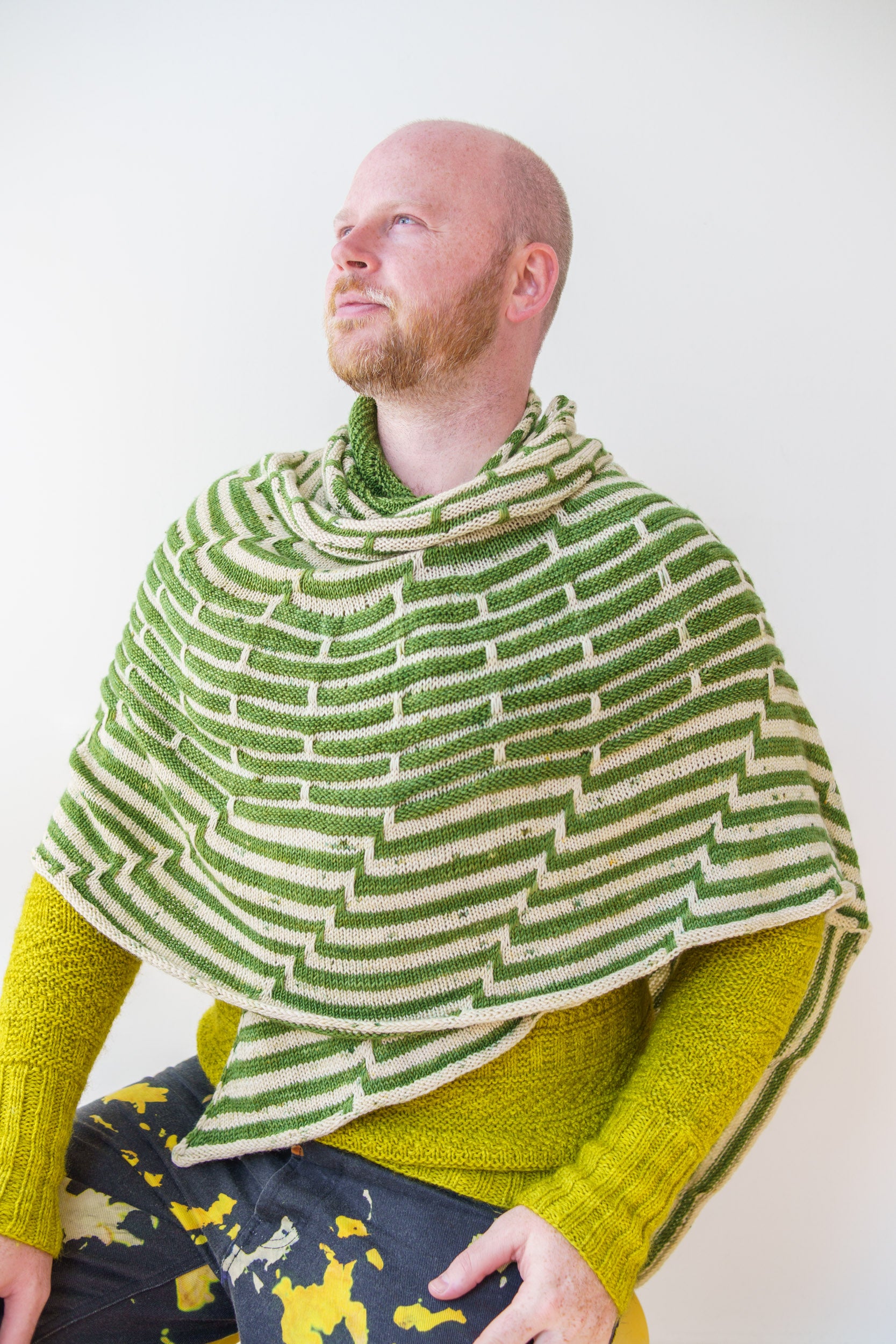 Contrast Blast Shawl