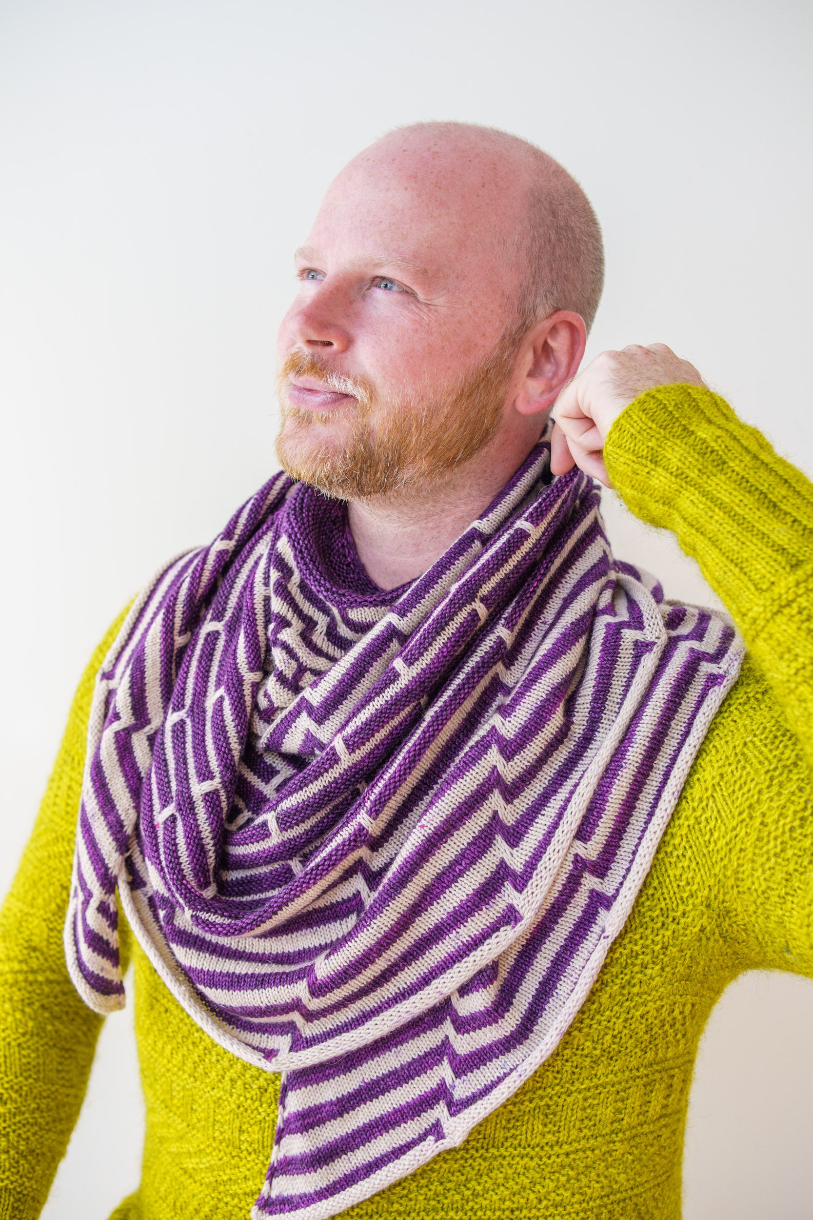 Contrast Blast Shawl