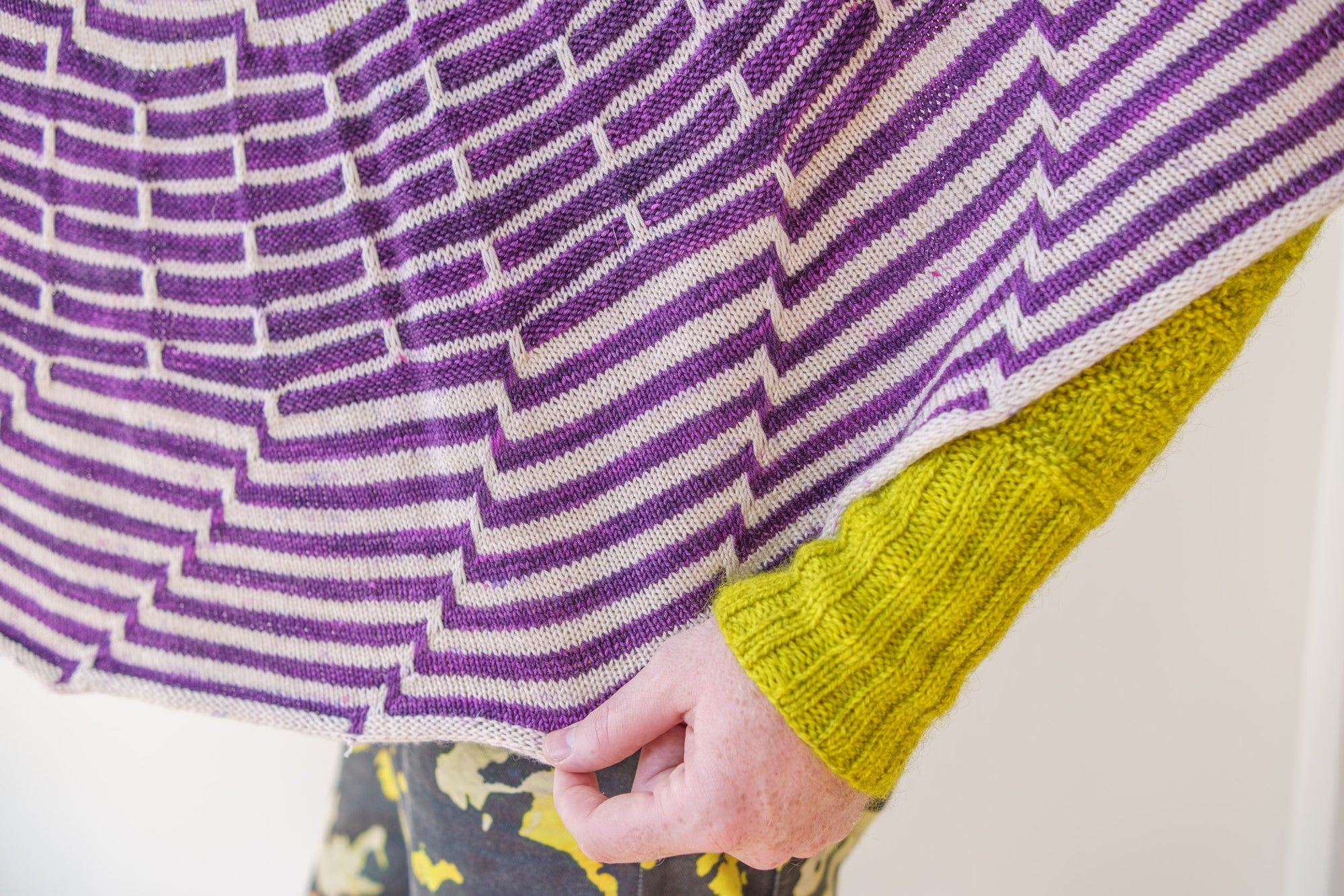 Contrast Blast Shawl