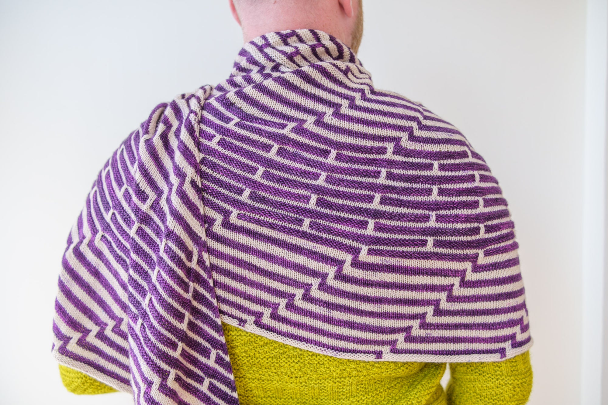 Contrast Blast Shawl