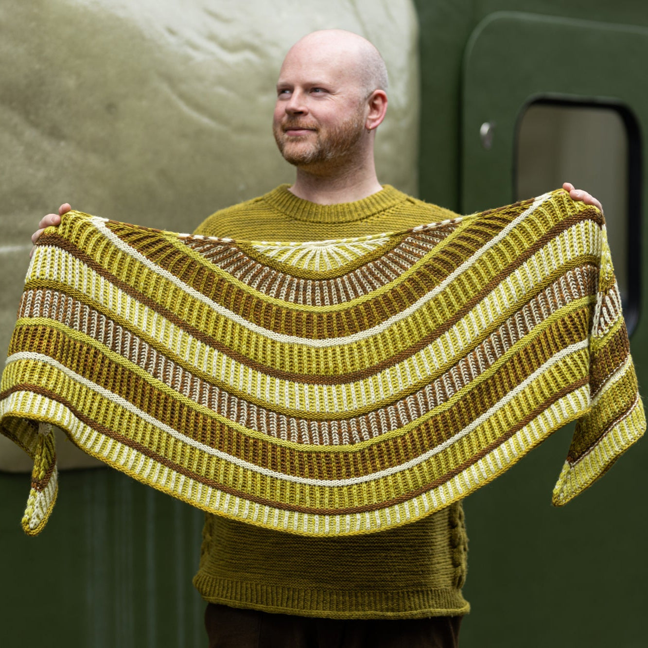 Cool Column Collected Shawl
