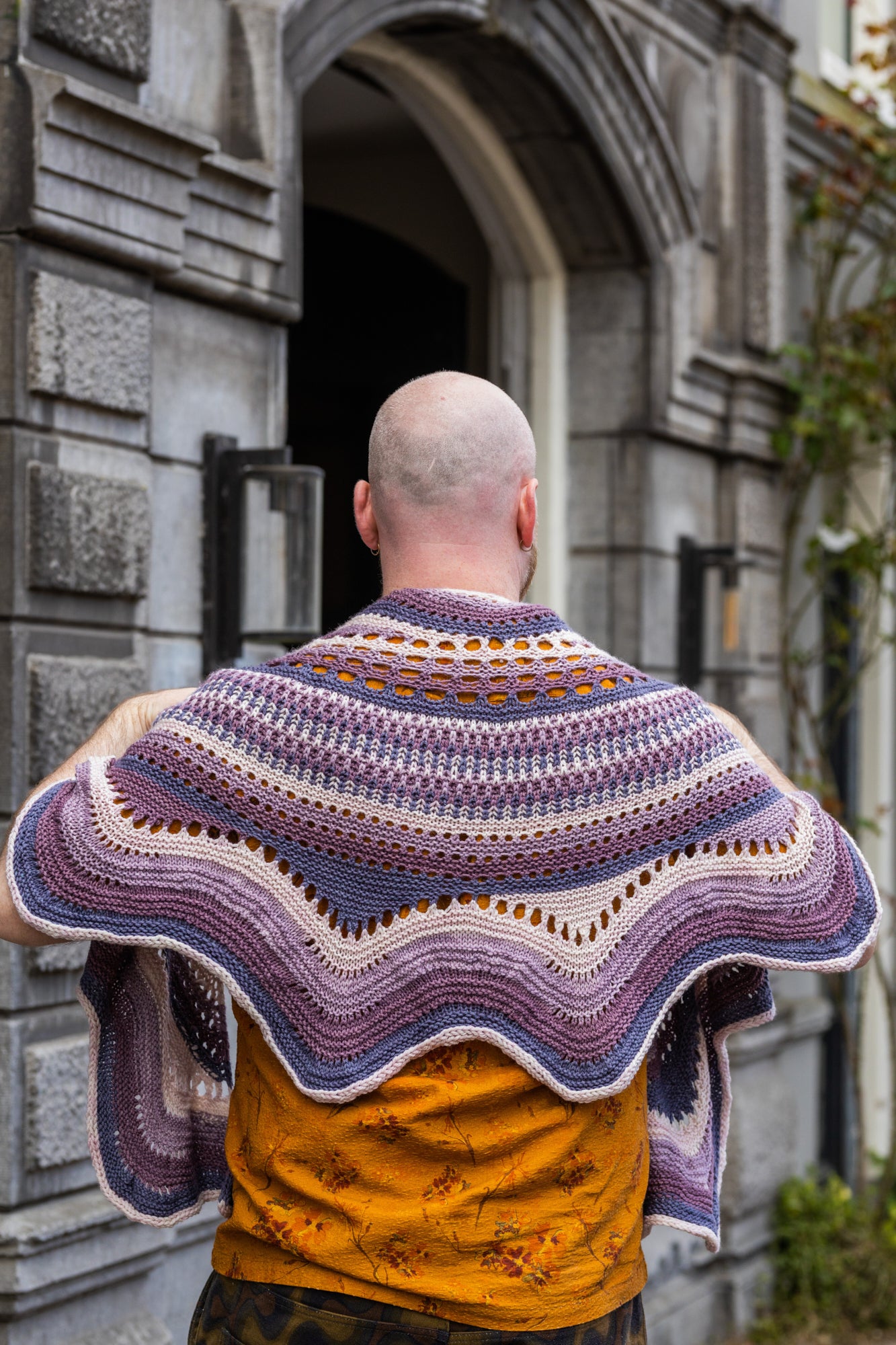 Eyelet Journey Shawl