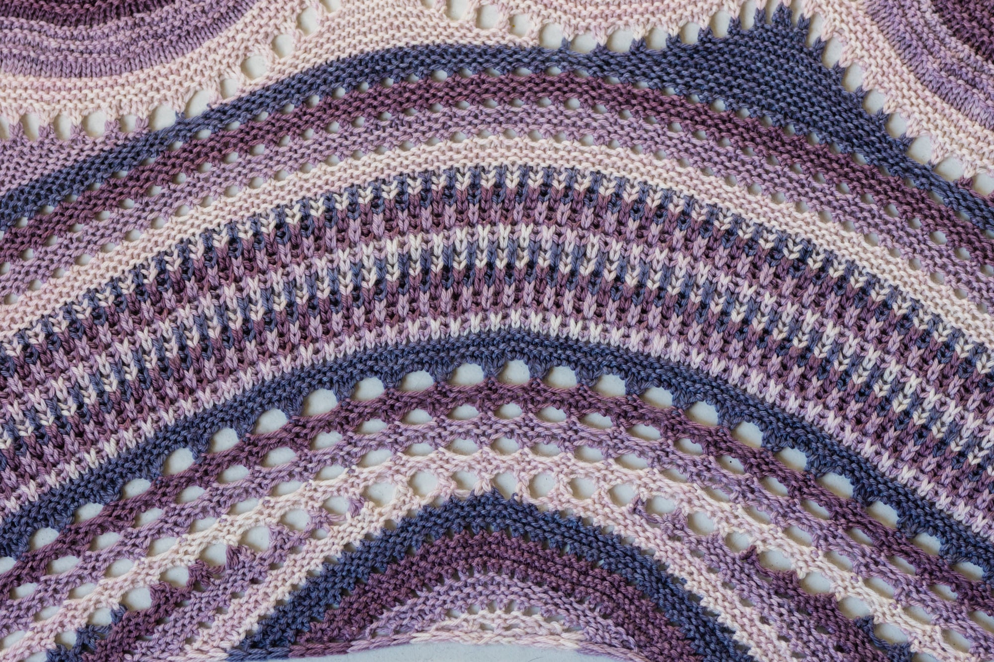Eyelet Journey Shawl