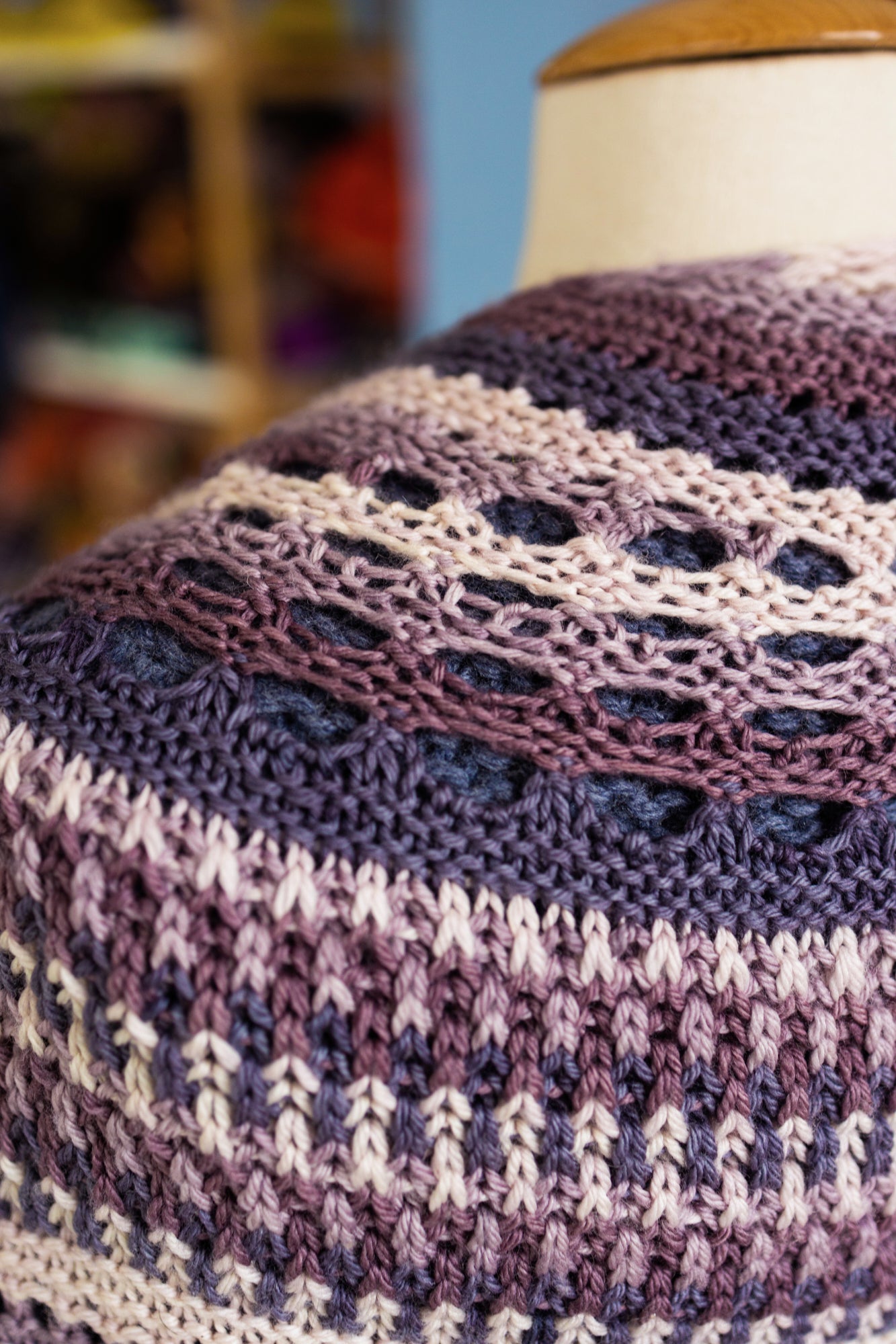 Eyelet Journey Shawl