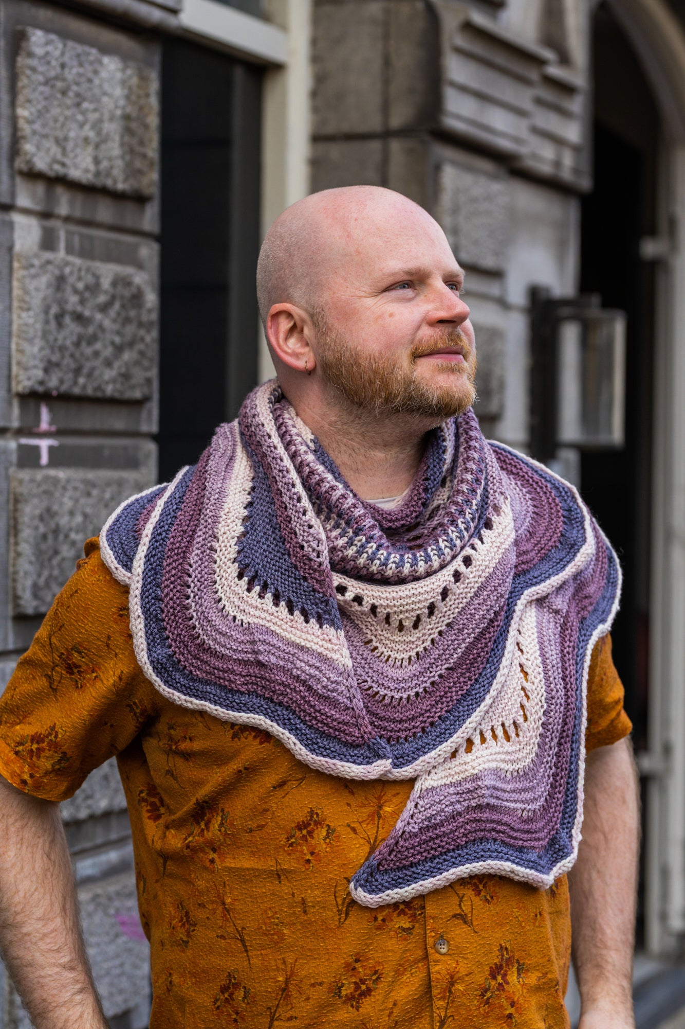 Eyelet Journey Shawl