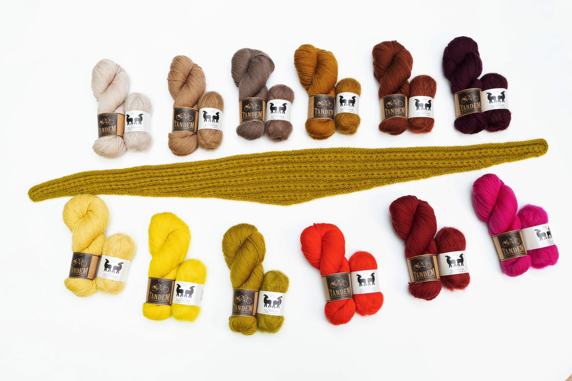 Fir Rib Skinny Scarf