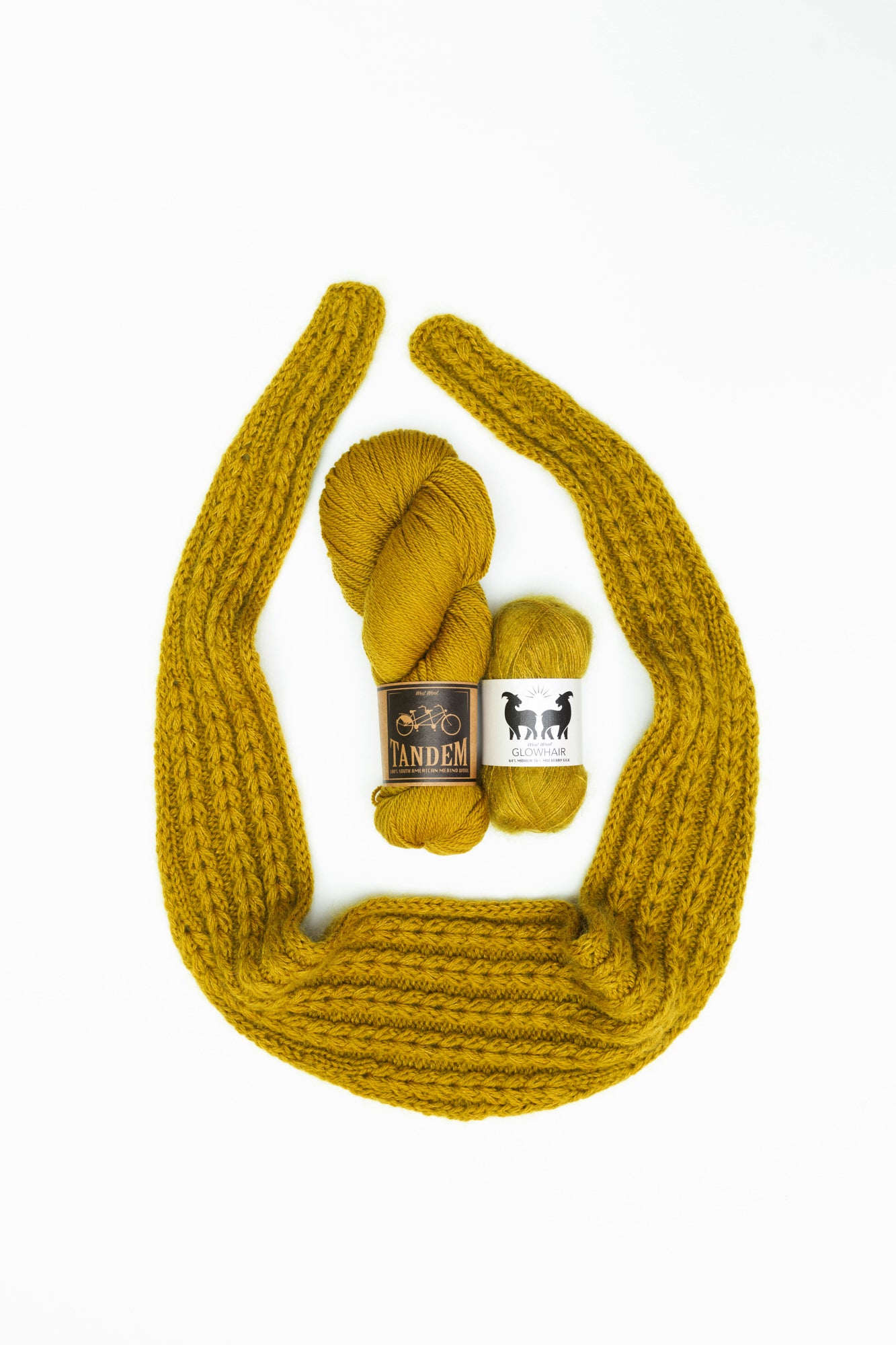 Fir Rib Skinny Scarf