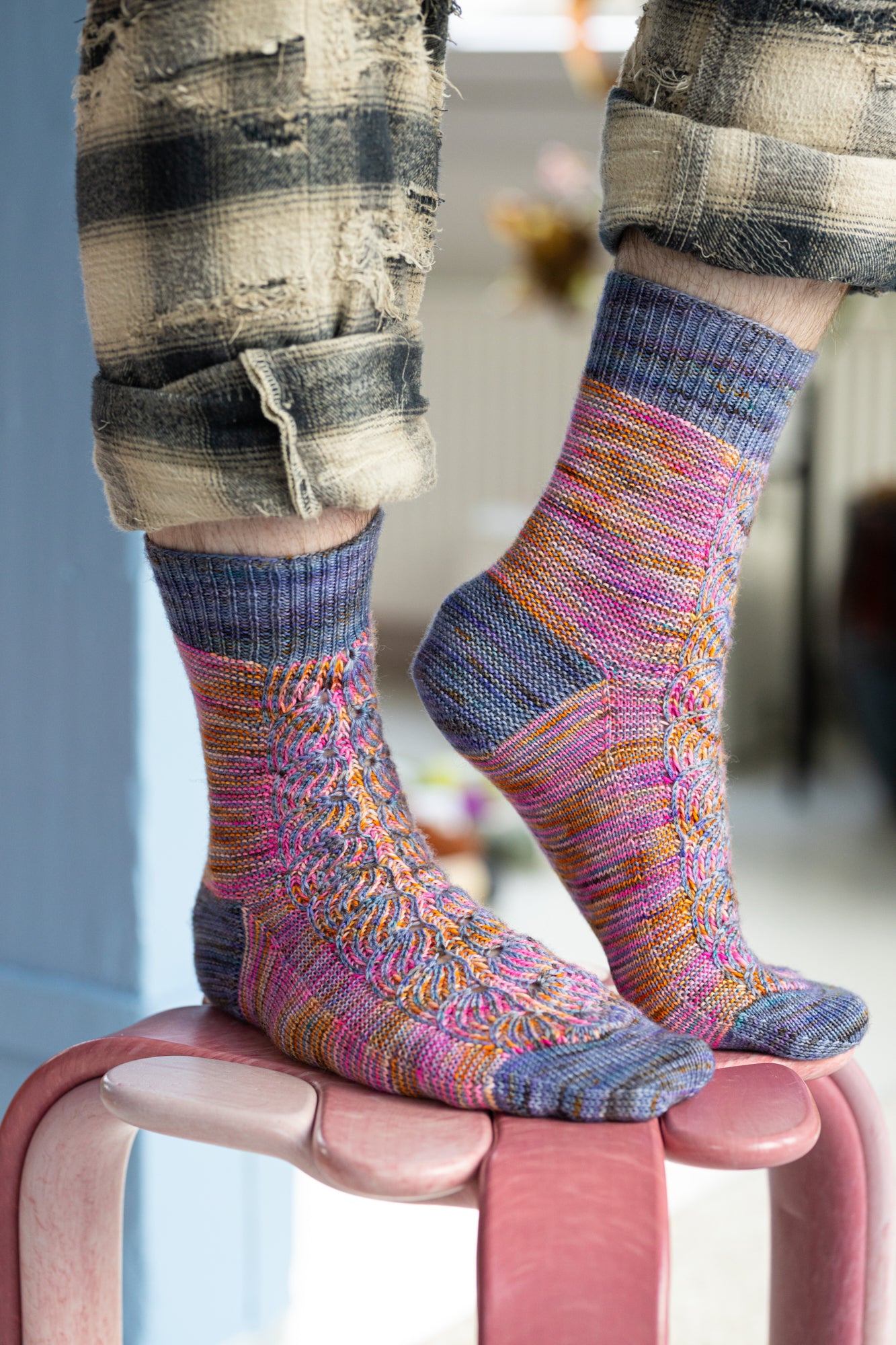 Flying Foxtail Socks