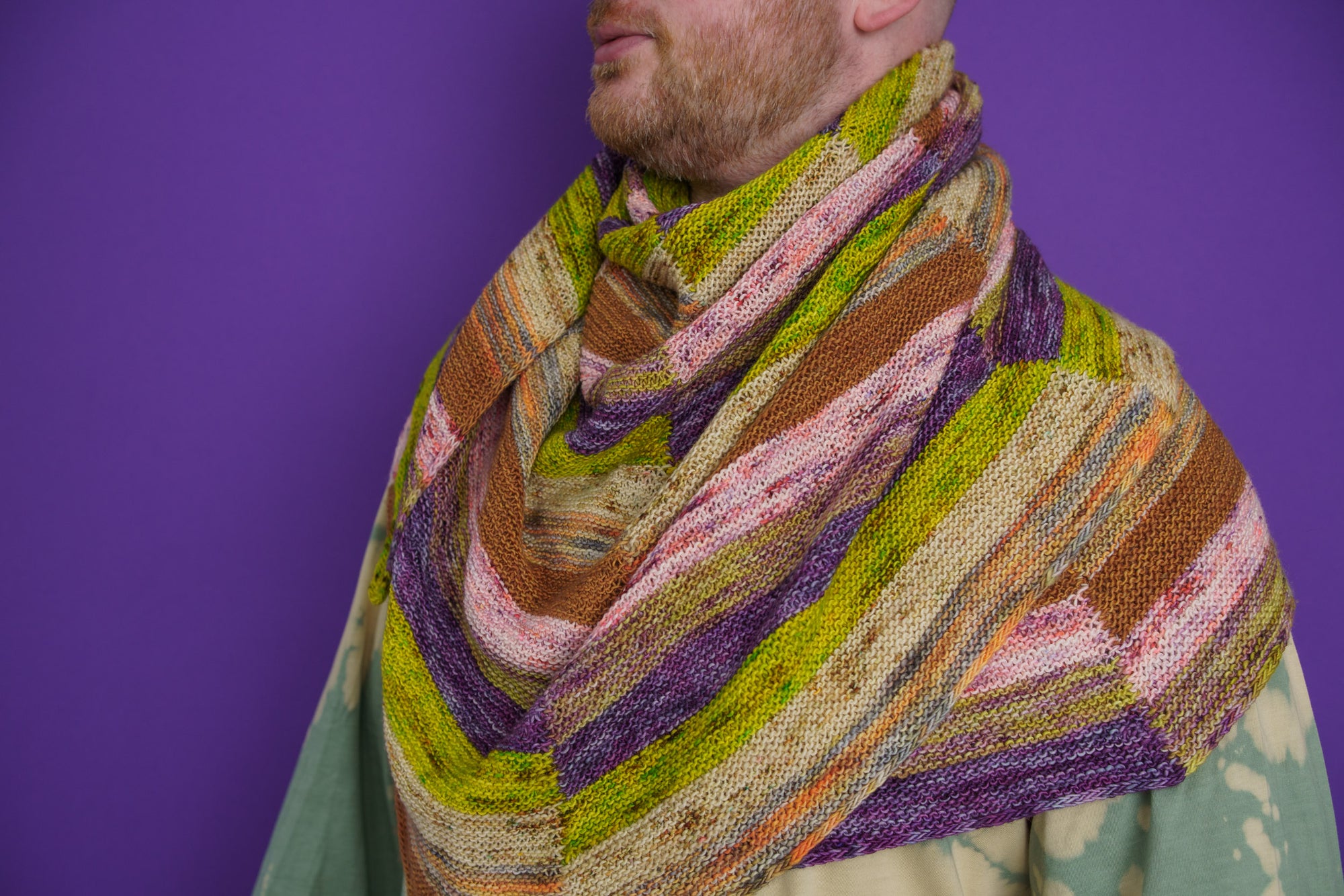 Fragmentation Shawl