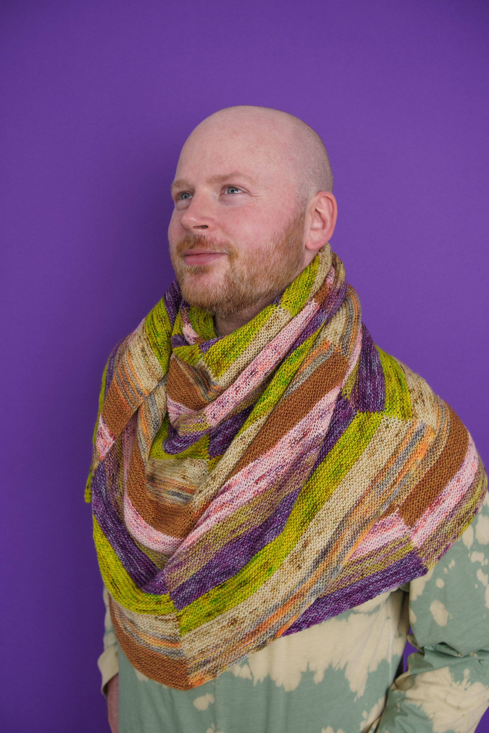 Fragmentation Shawl