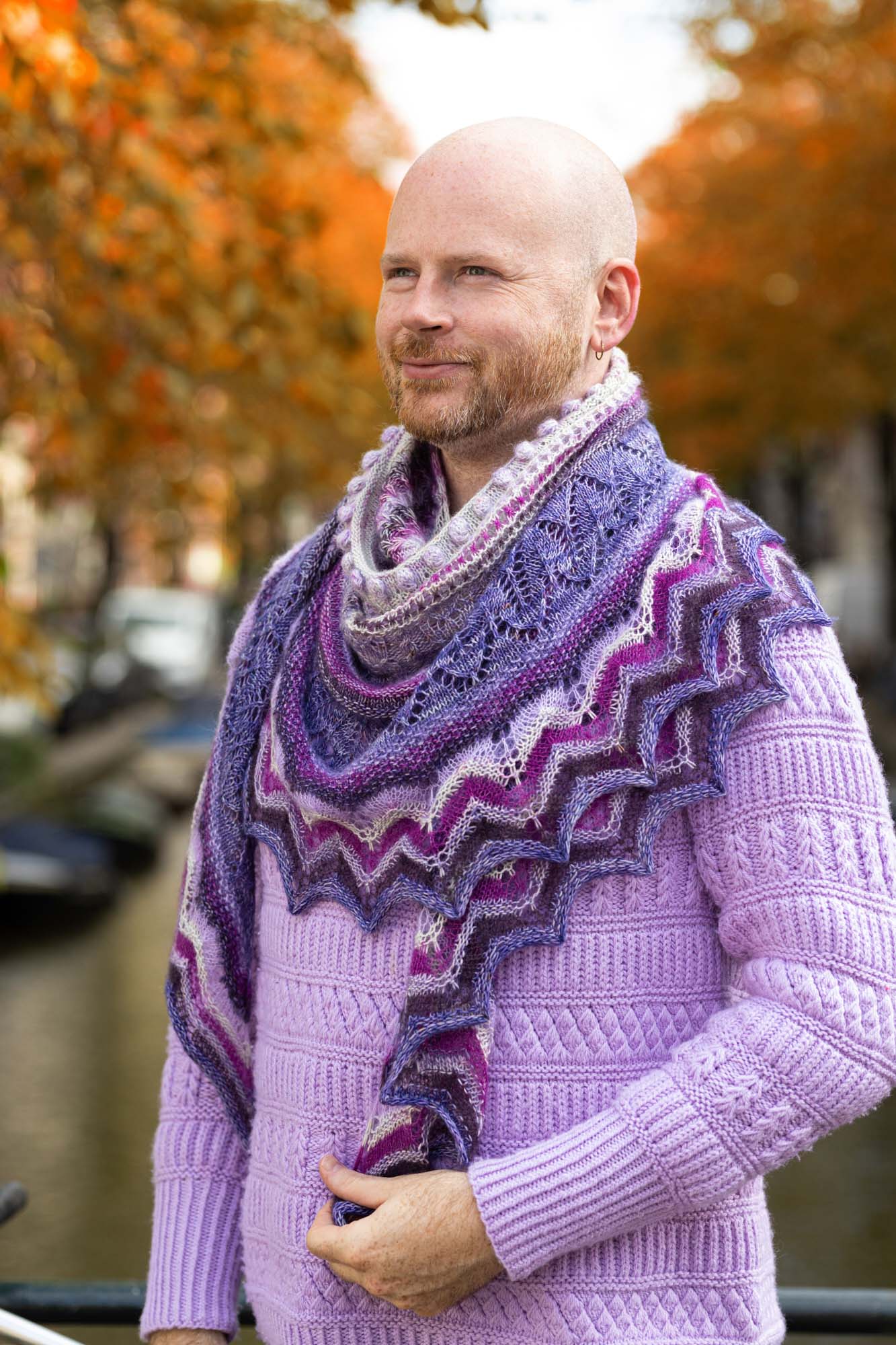Glowhair Frost Shawl