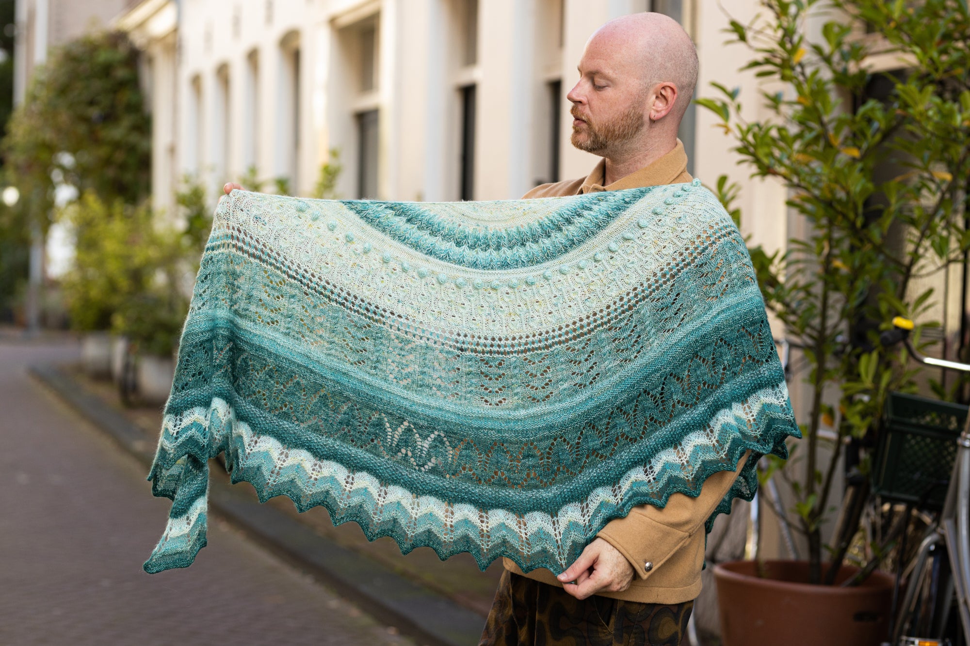 Glowhair Frost Shawl