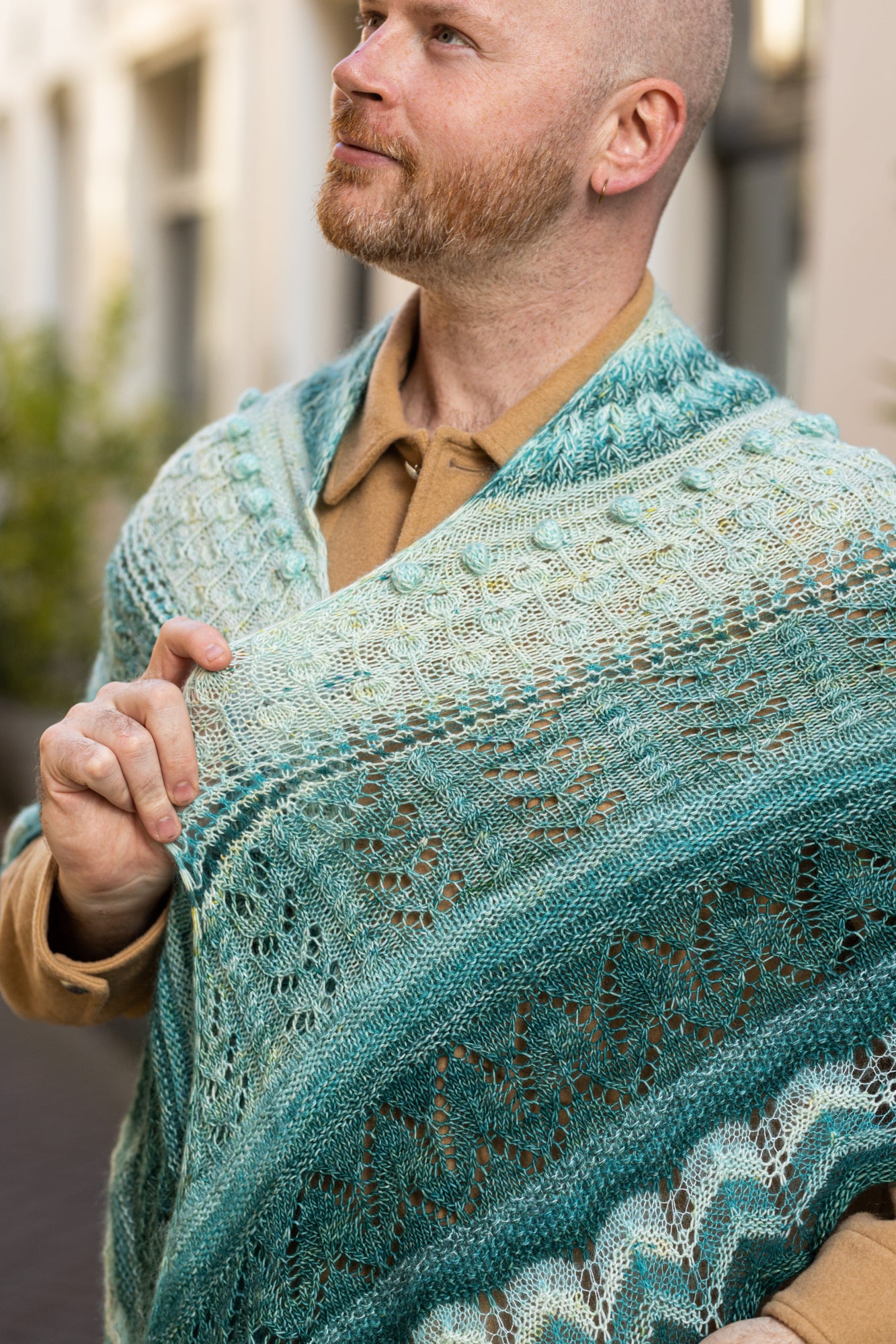 Glowhair Frost Shawl
