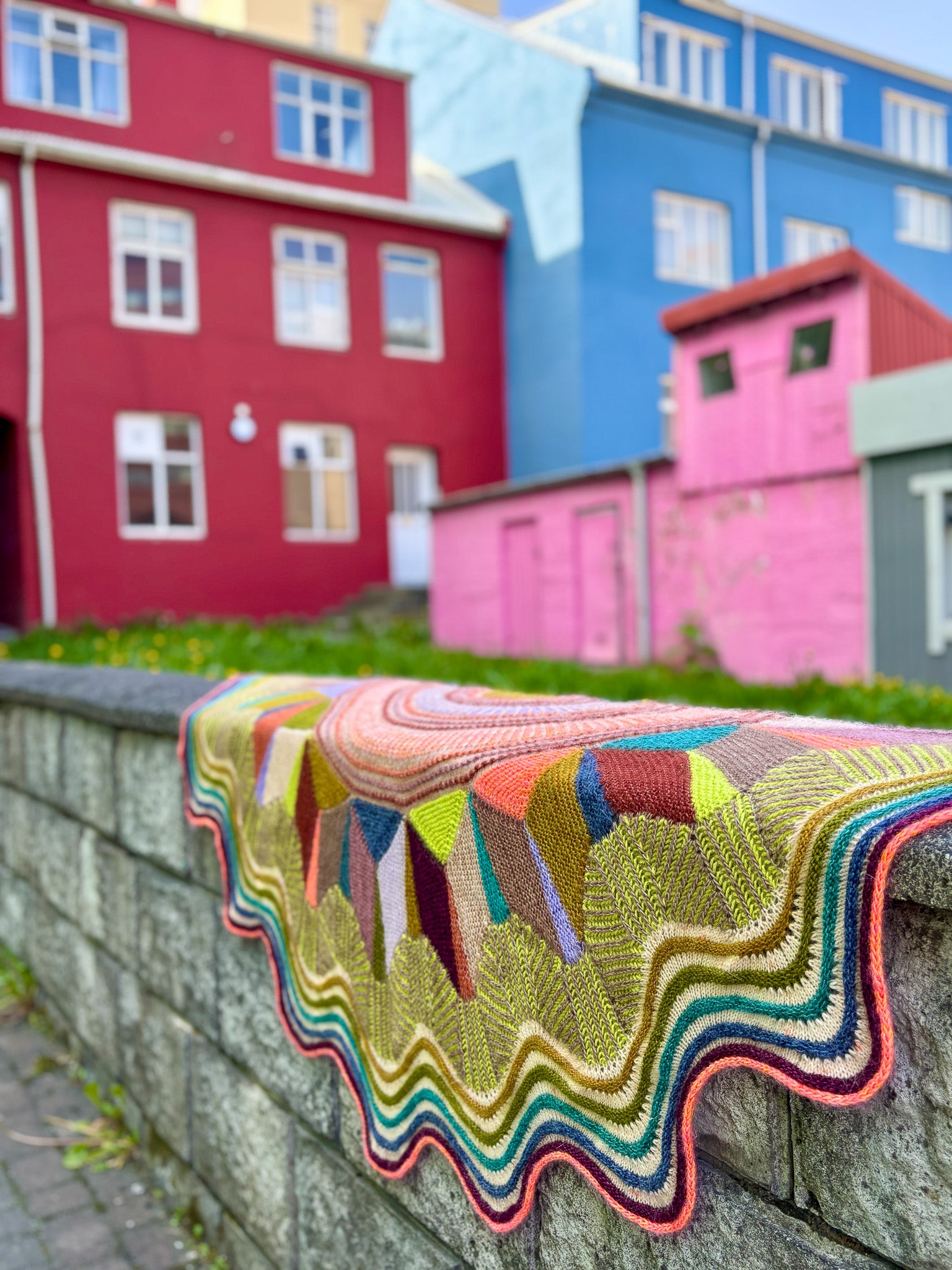 Houses of Reykjavik Shawl