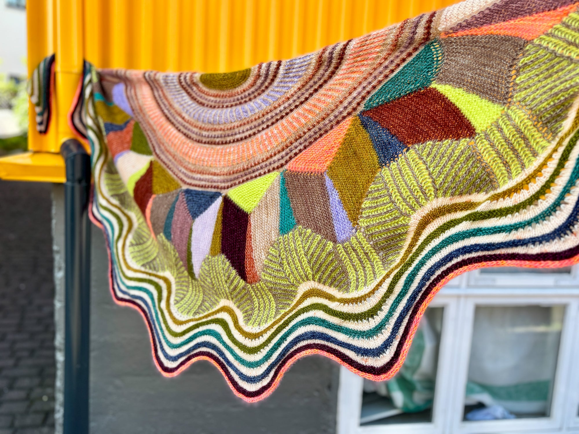 Houses of Reykjavik Shawl
