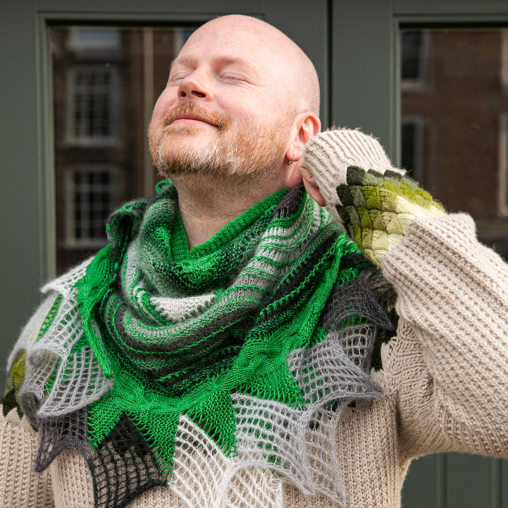 Mohair Mobile Shawl