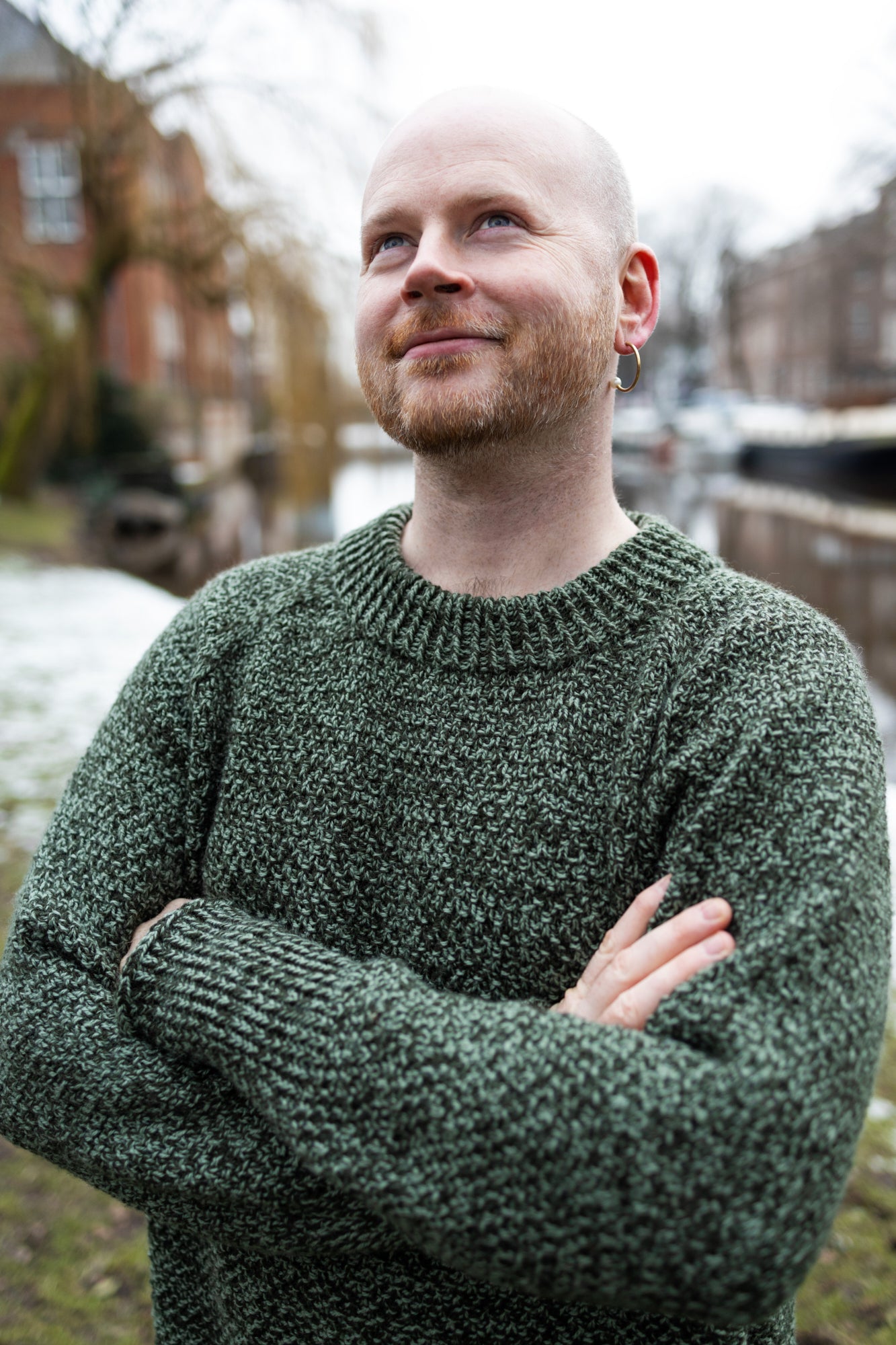 Mossy Marled Raglan