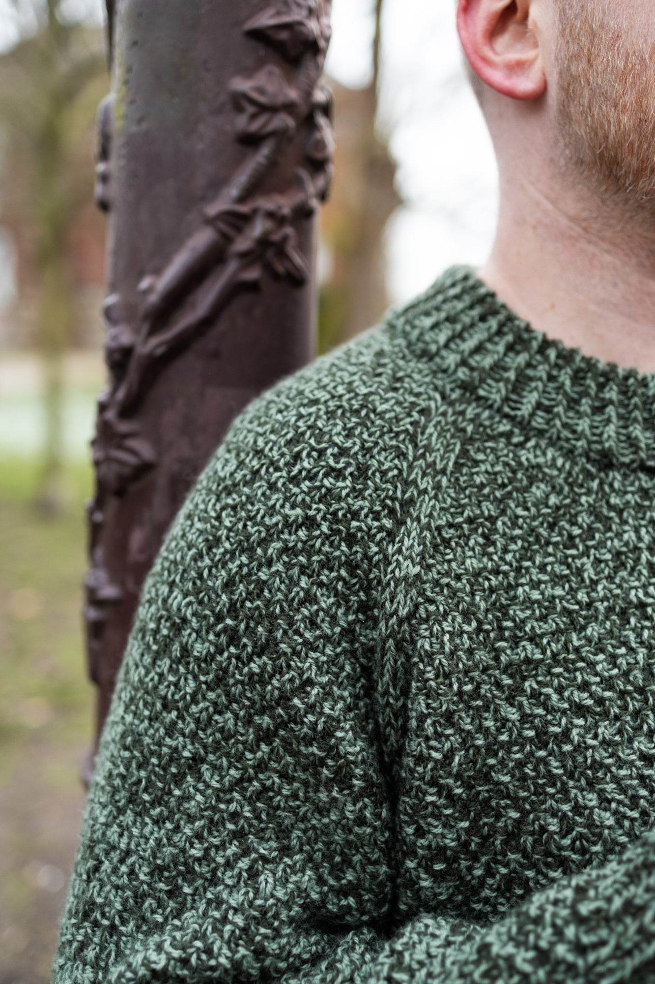 Mossy Marled Raglan