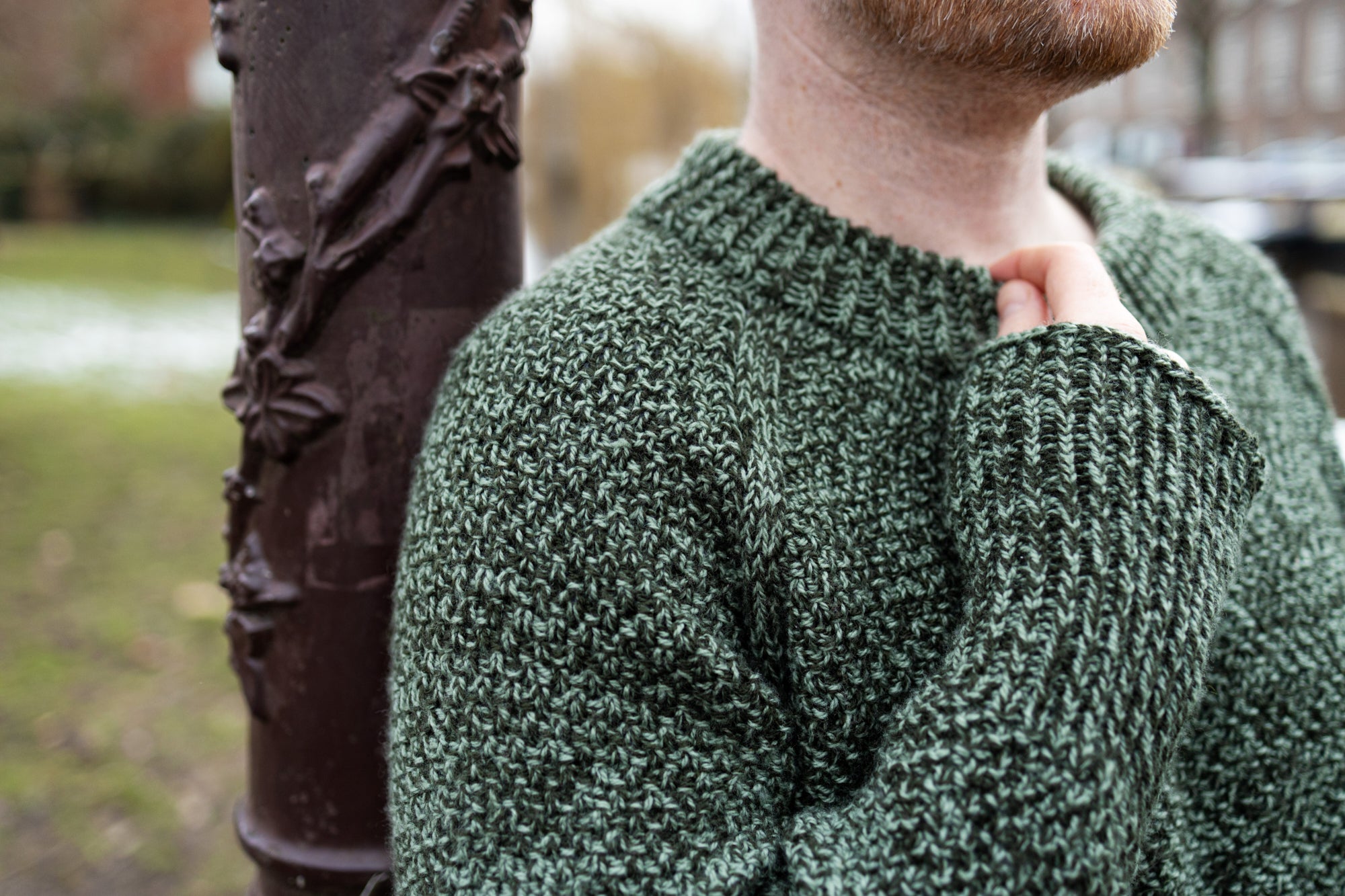 Mossy Marled Raglan