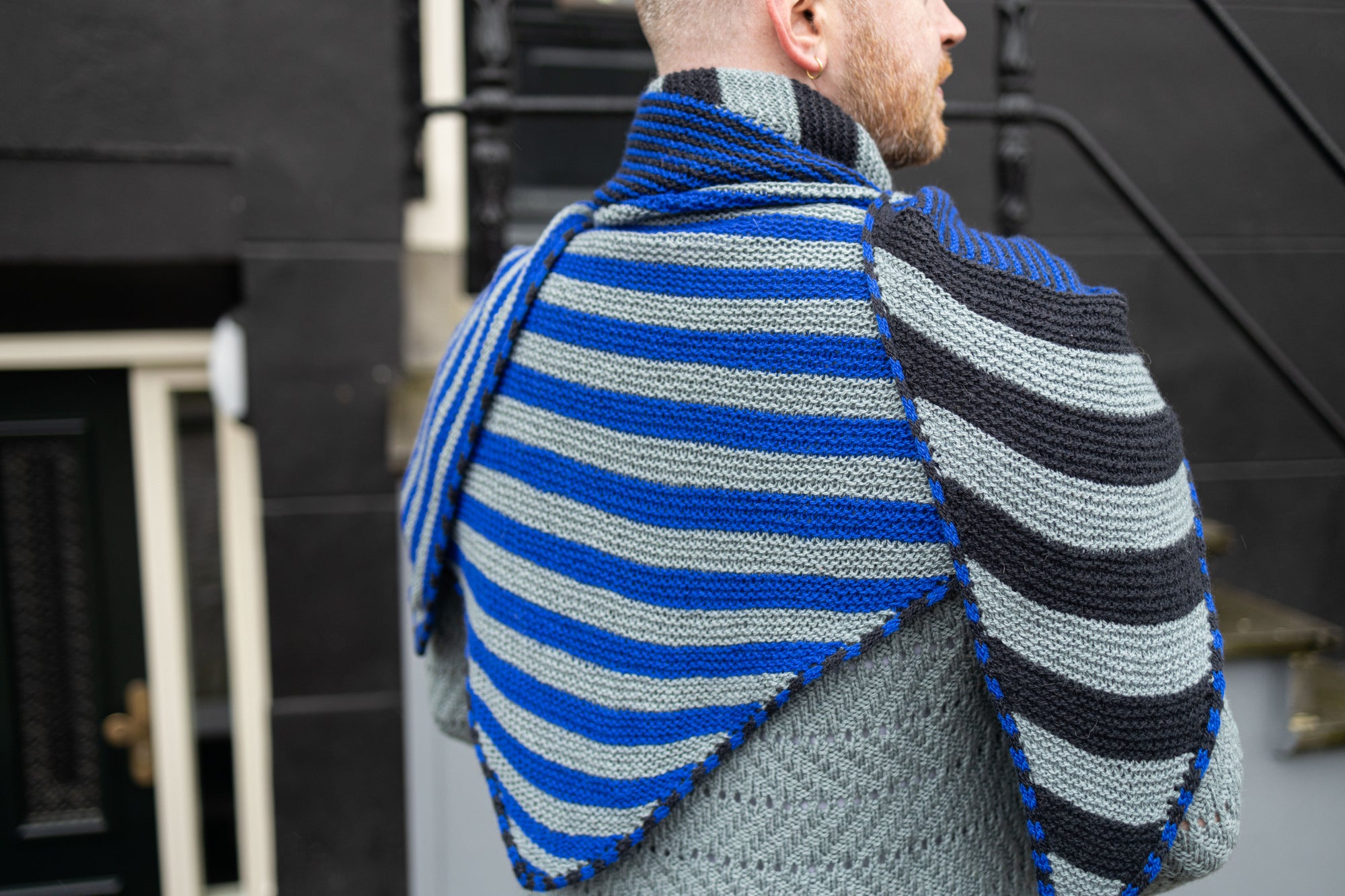 Stripeometry Shawl