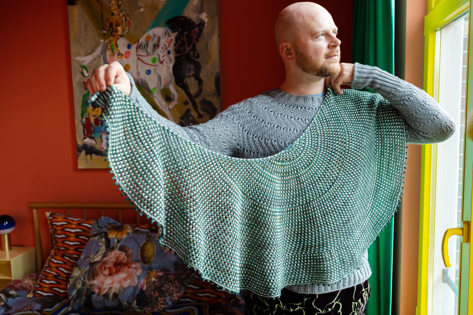 Swing into Spring Shawl