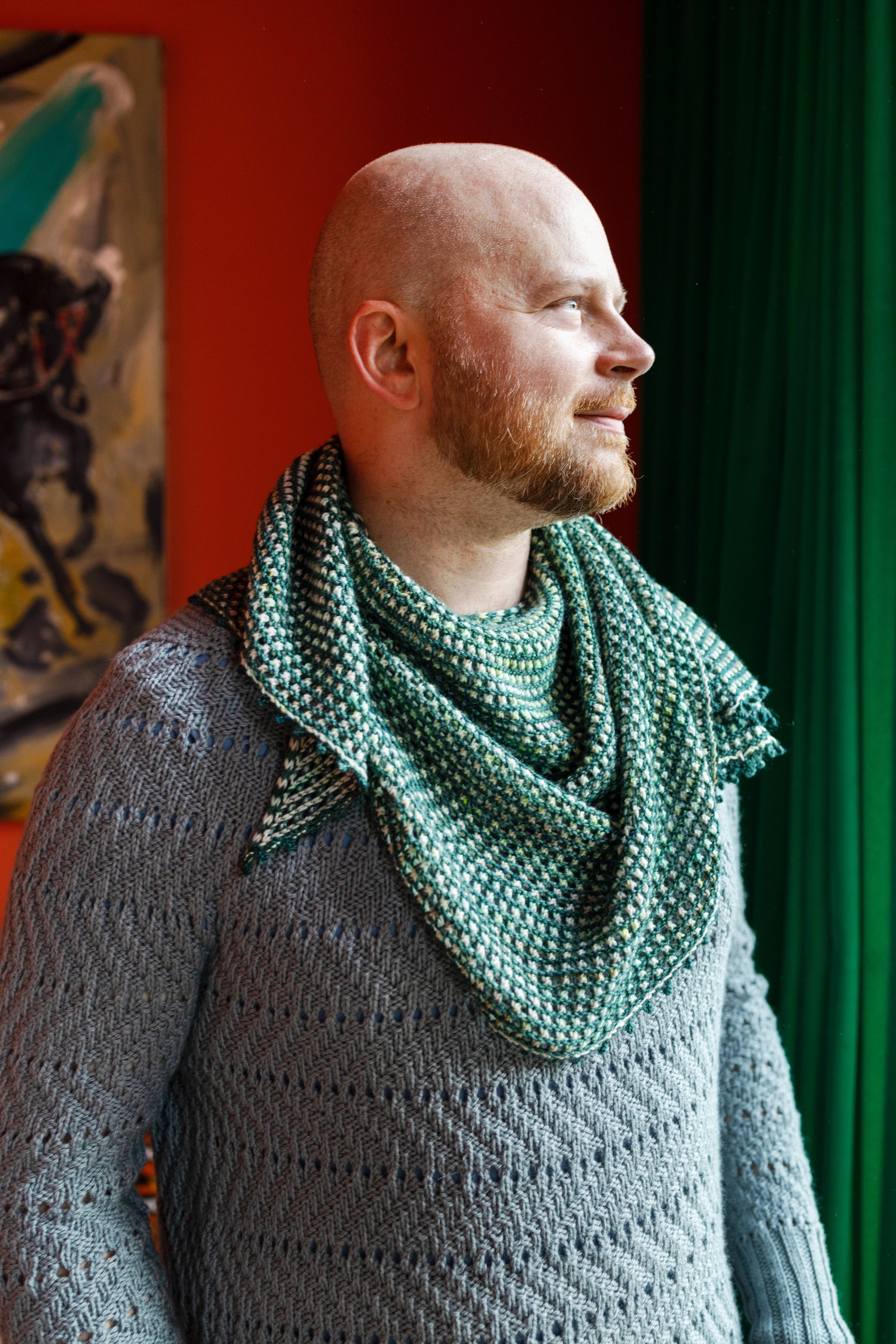 Swing into Spring Shawl