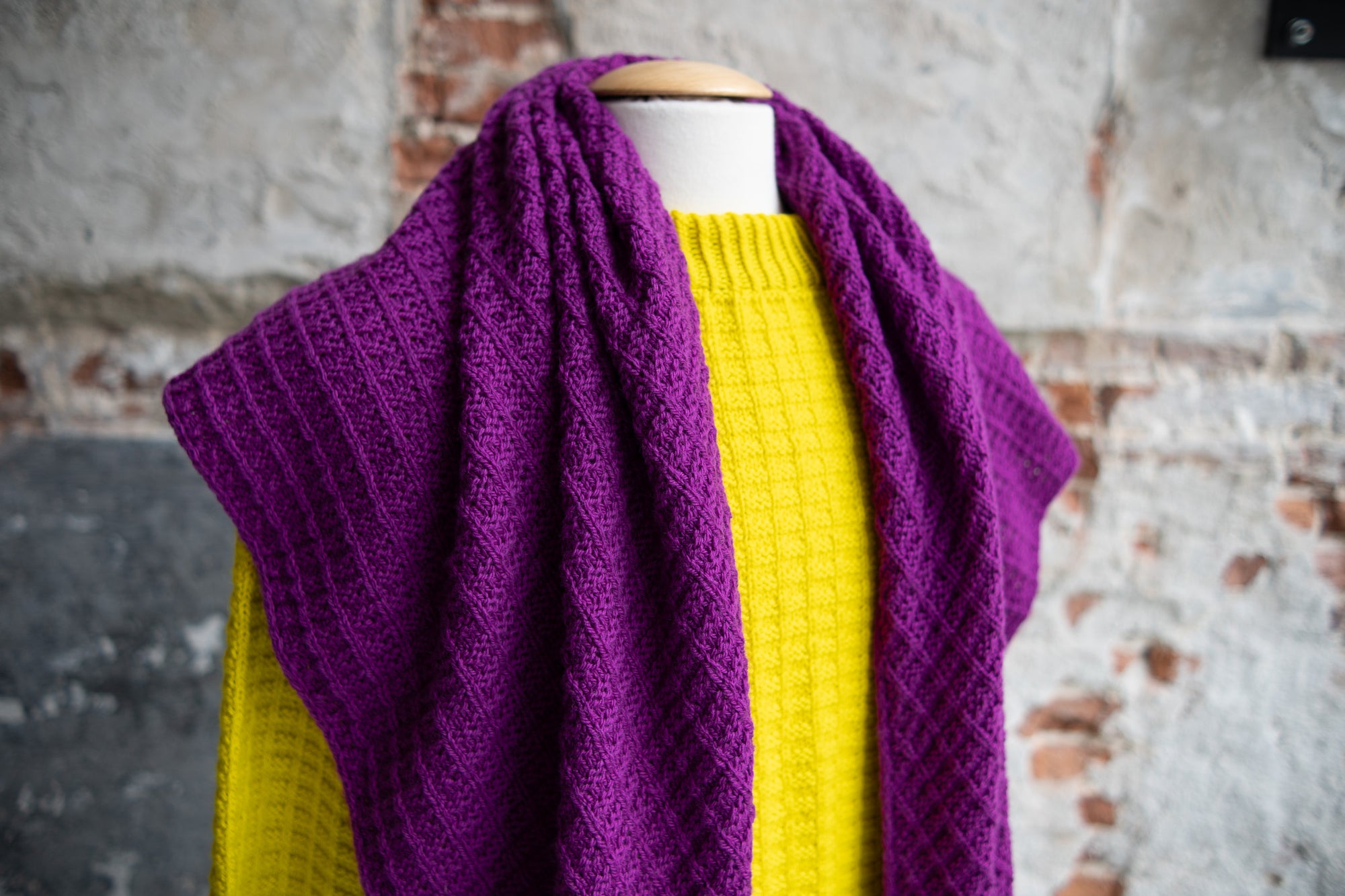 Woolly Waffle Triangle