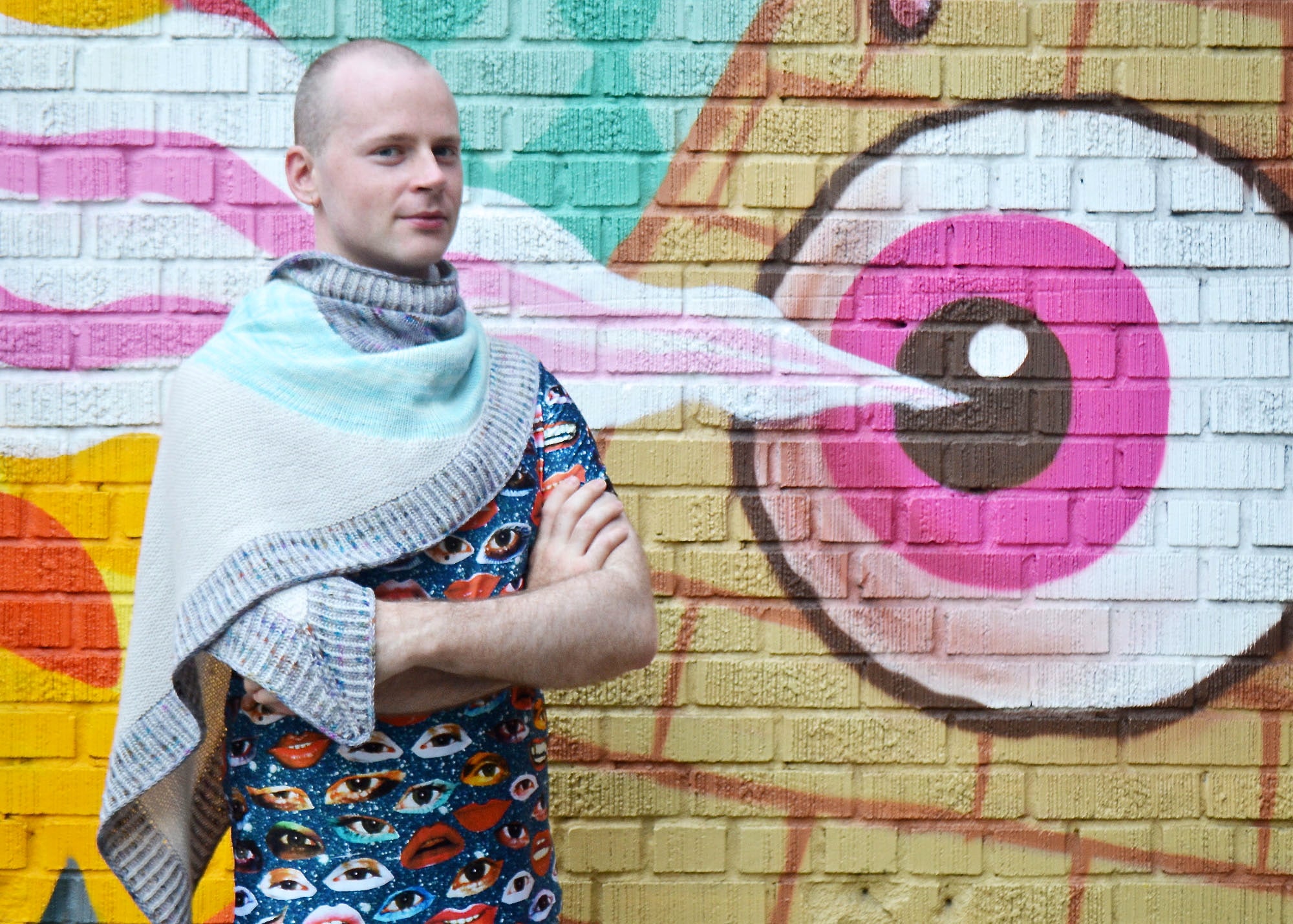 Eyeball Shawl