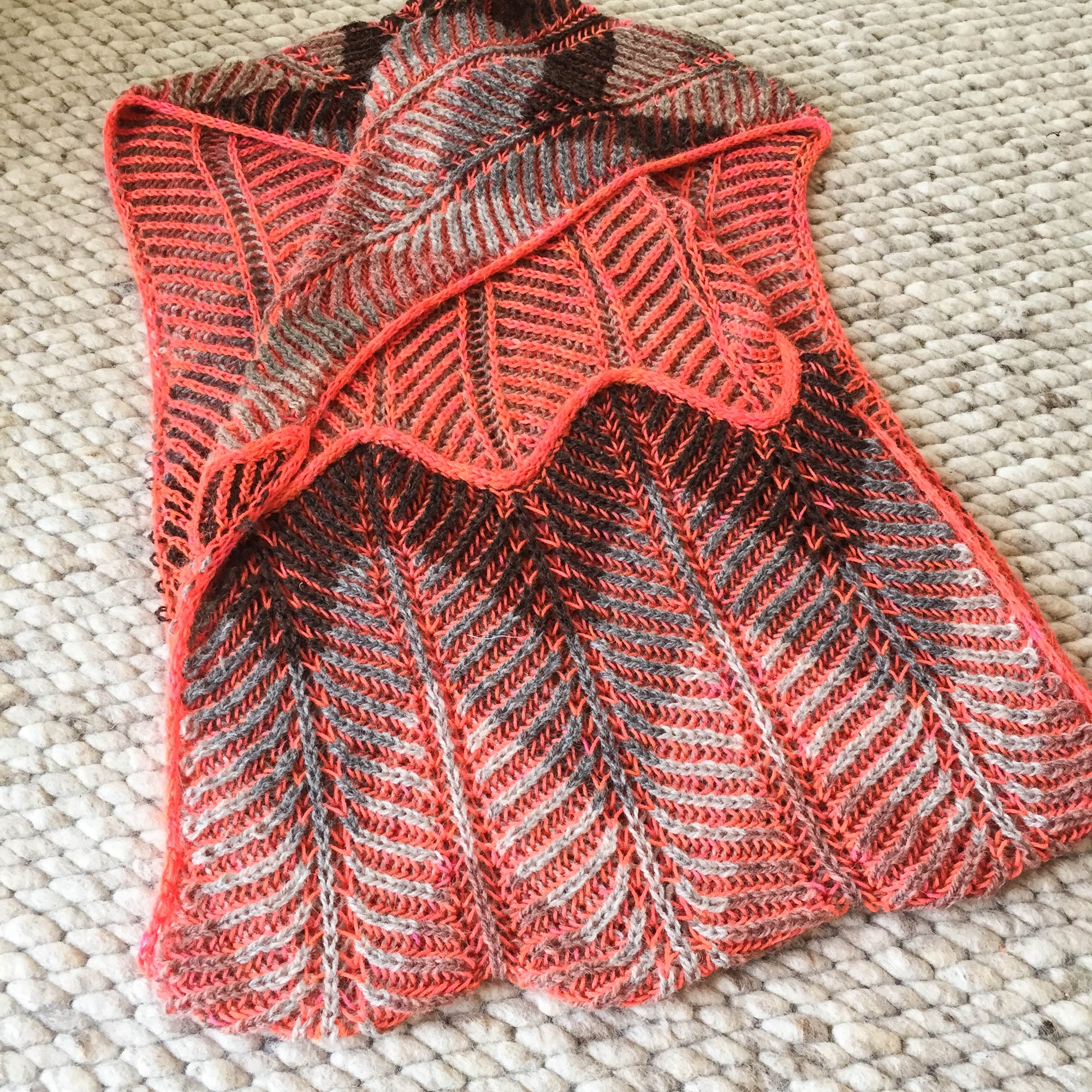 Briochevron Cowl & Scarf