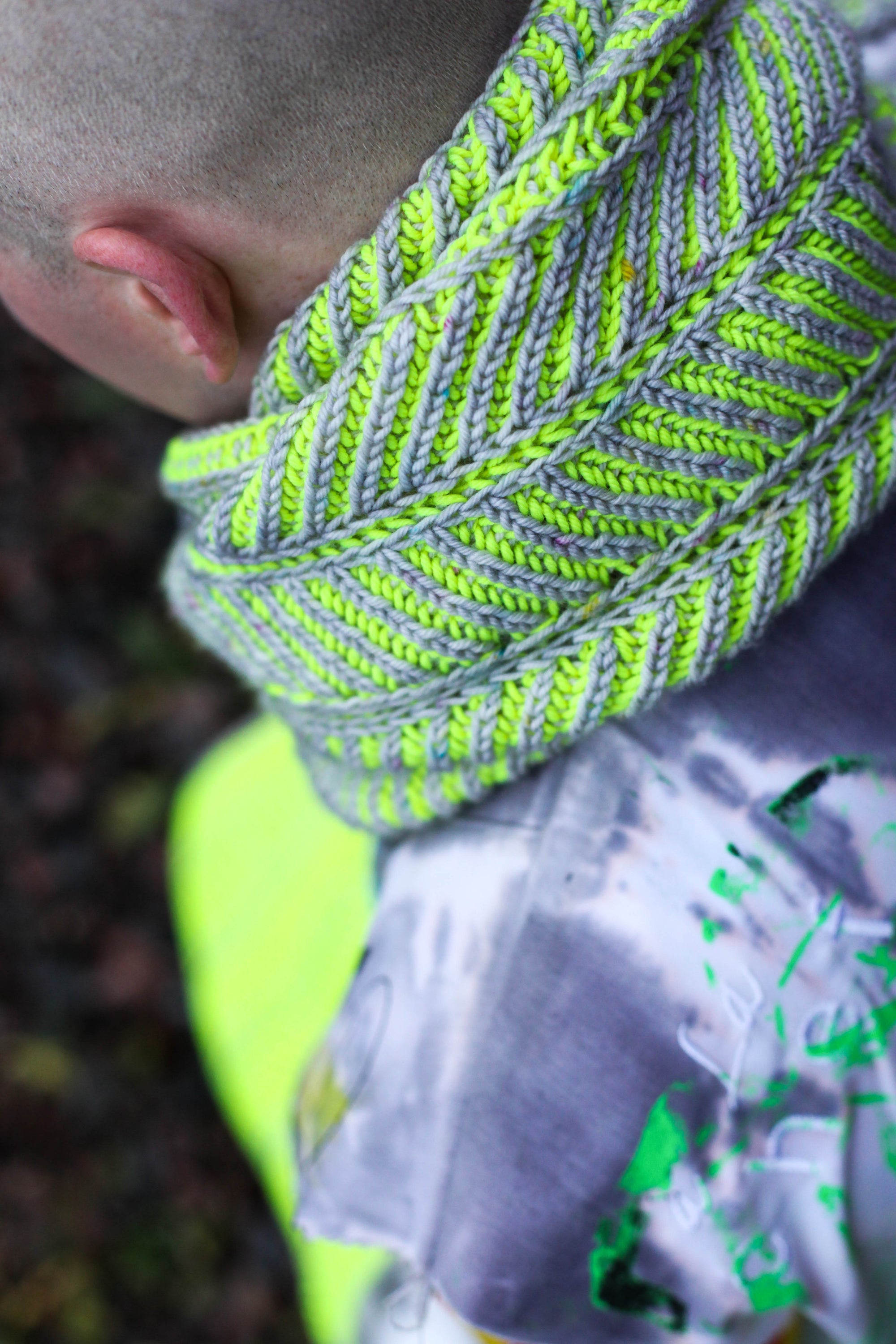 Briochevron Cowl & Scarf