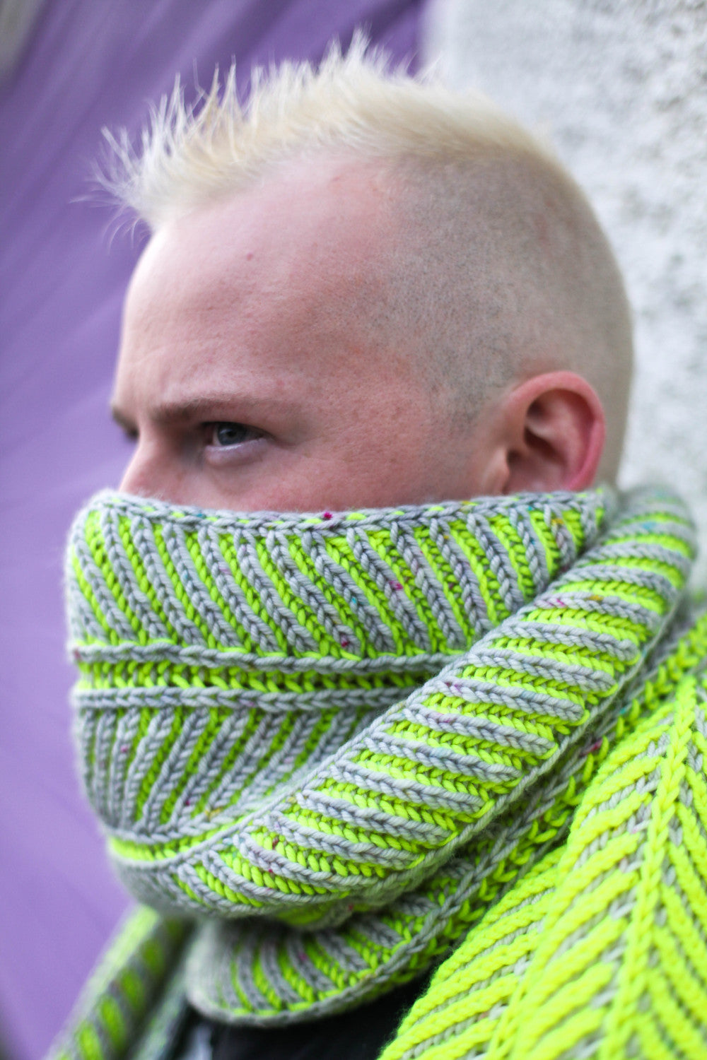 Briochevron Cowl & Scarf