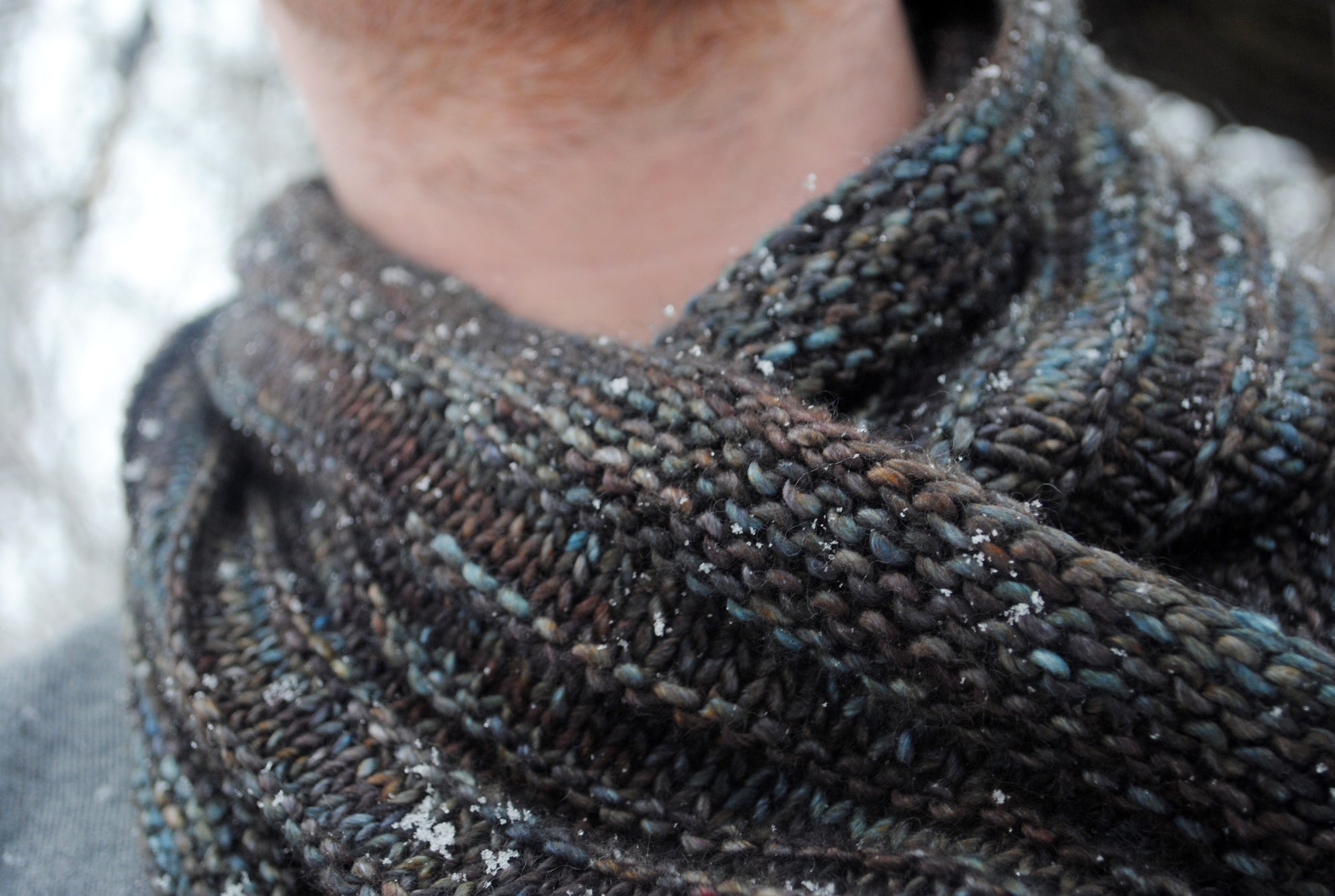 Purl Ridge Scarf