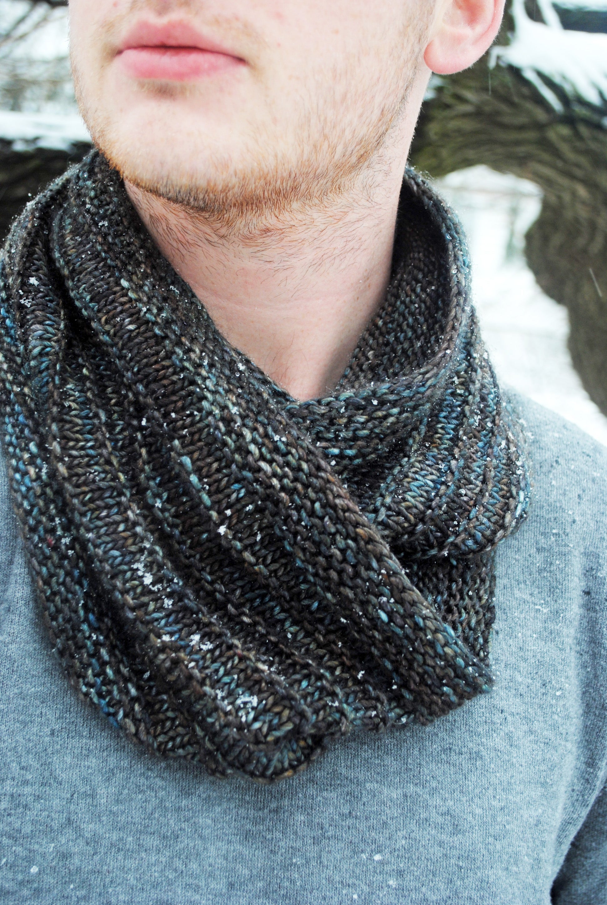 Purl Ridge Scarf