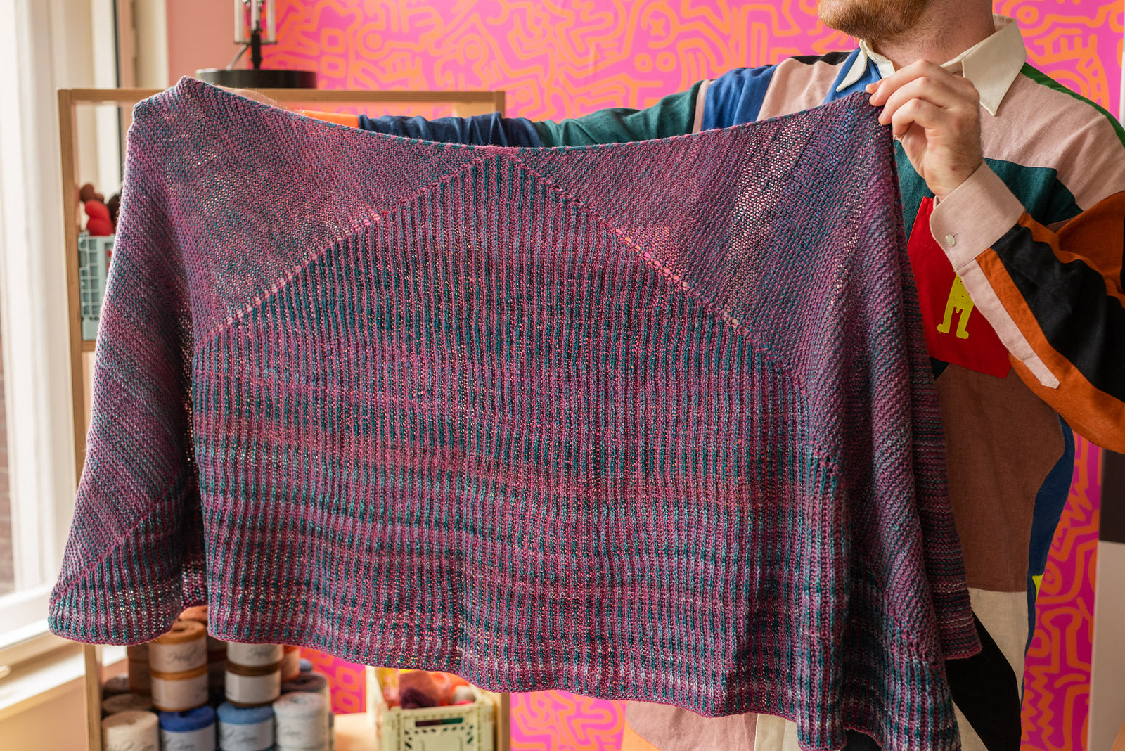 Briogarter Split Shawl