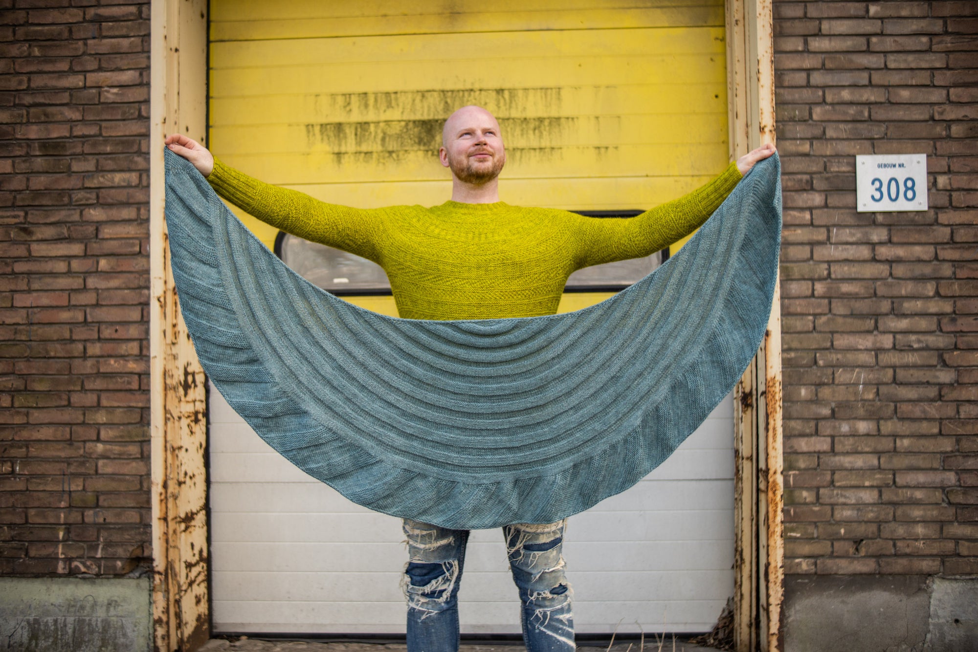 Corrugation Shawl