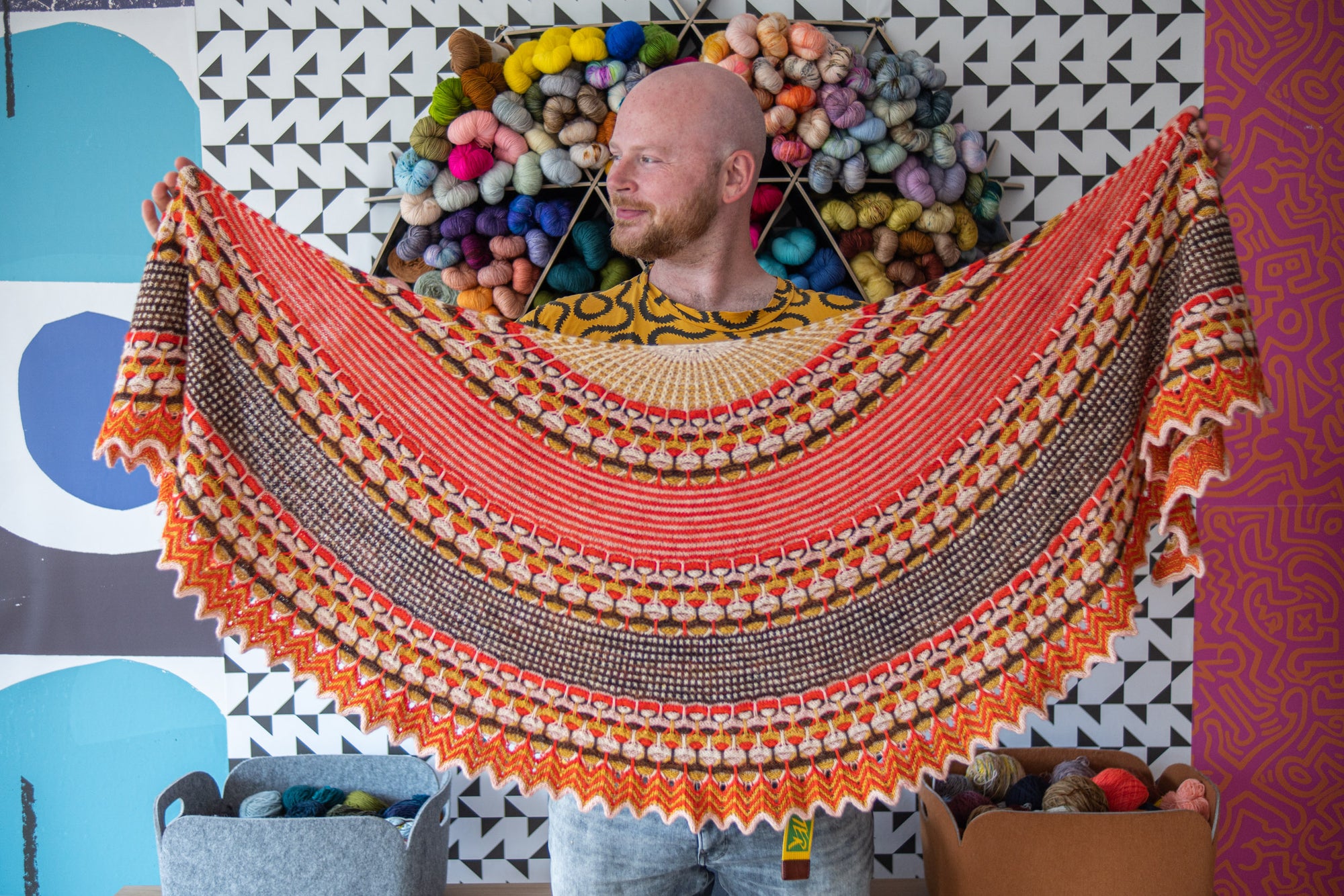 Aurora Cabin Shawl