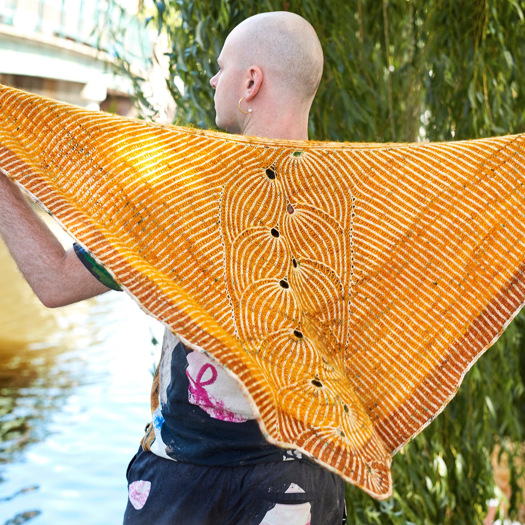 Flying Foxtail Shawl