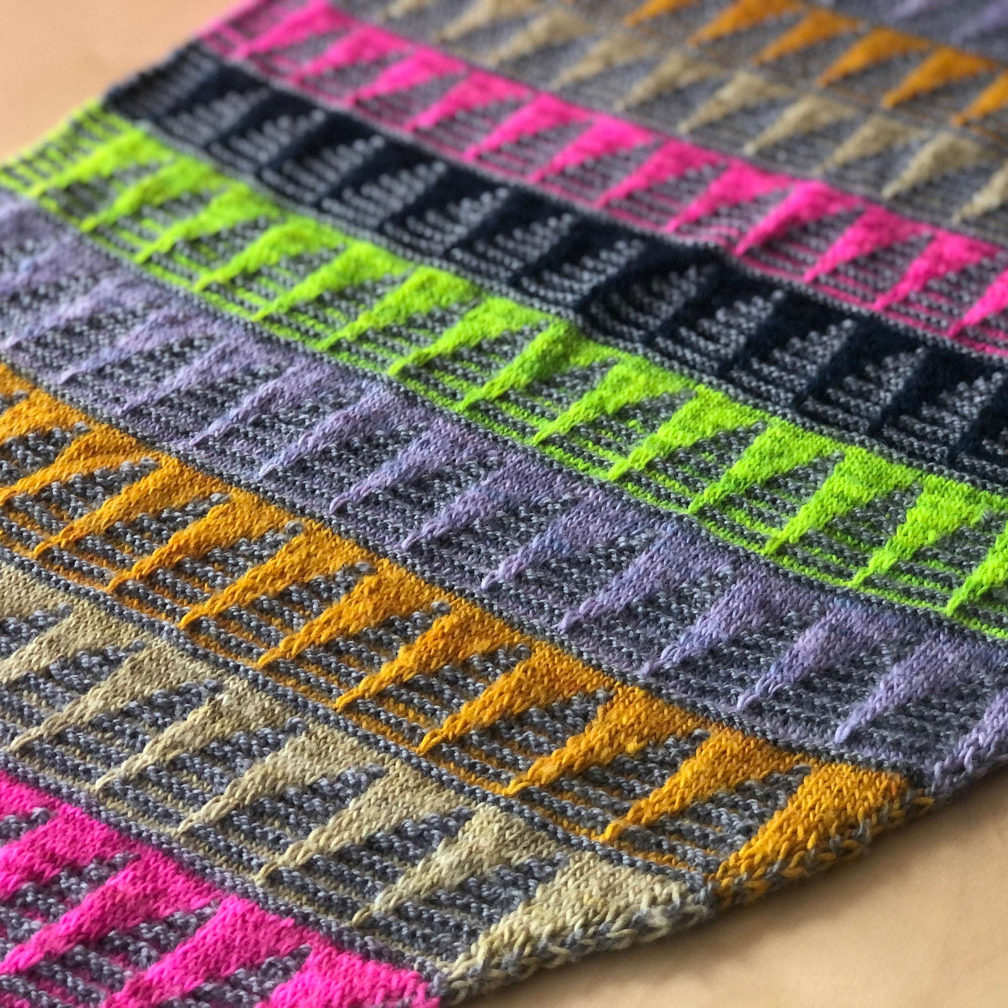 Painting Triangles Shawl
