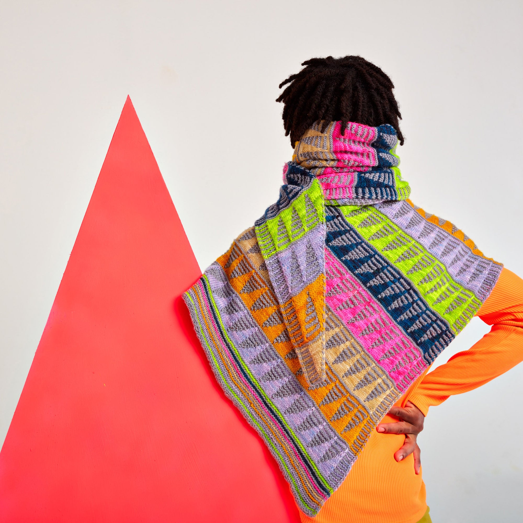 Painting Triangles Shawl