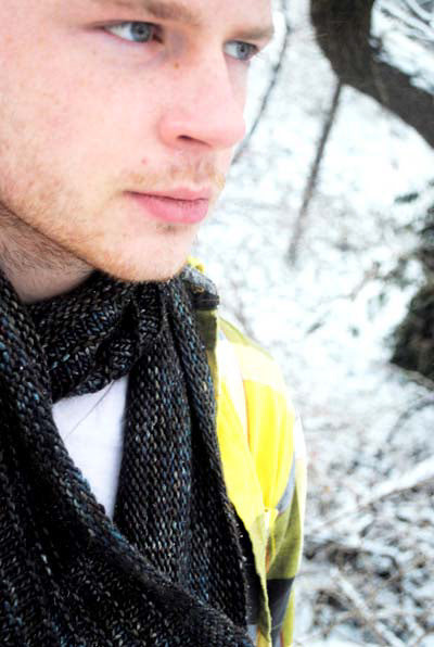 Purl Ridge Scarf