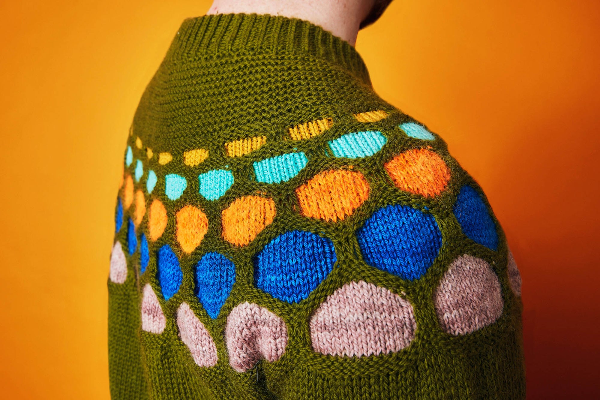 Painting Honeycombs Sweater