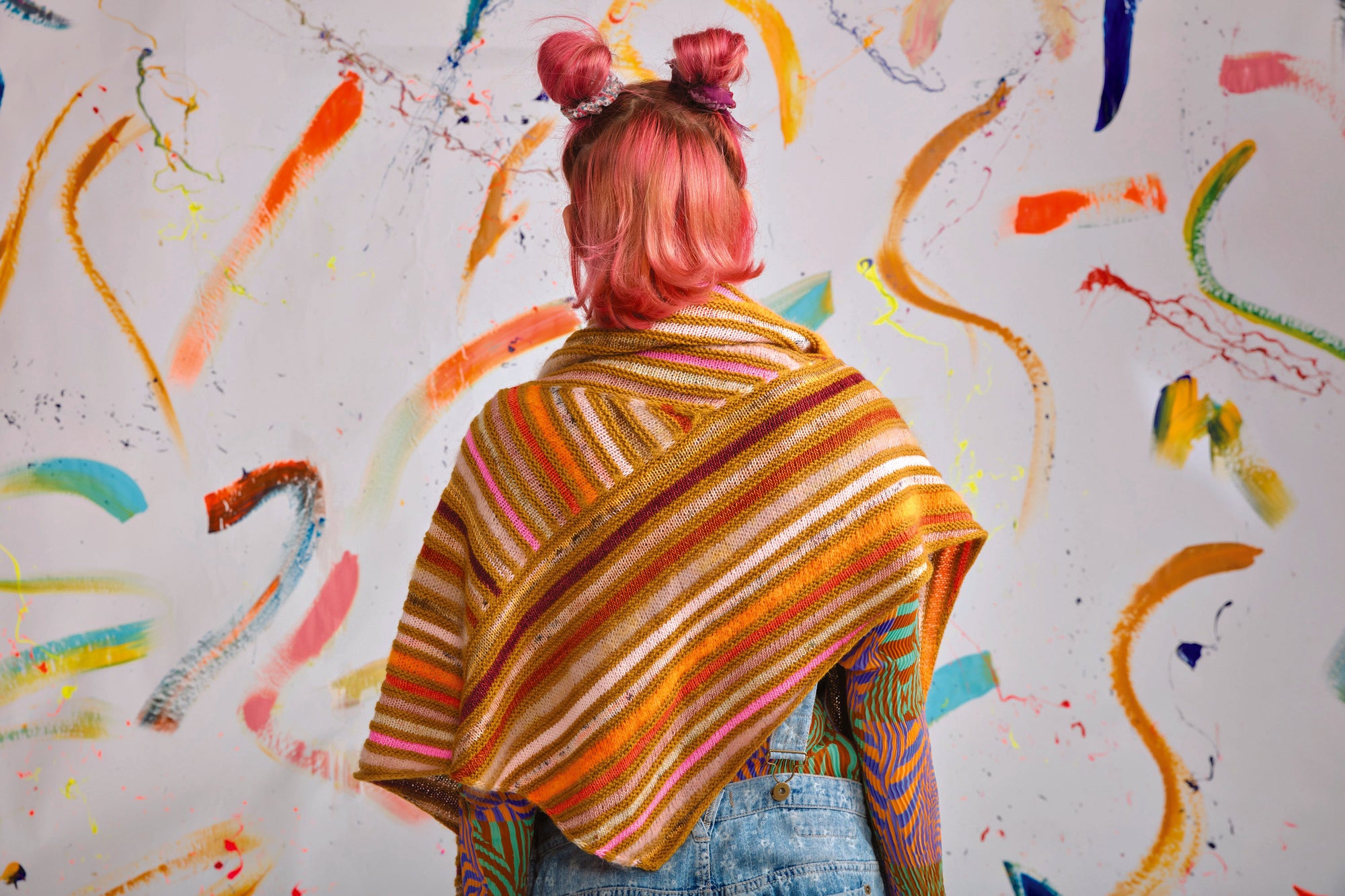 Painting Stripes Shawl