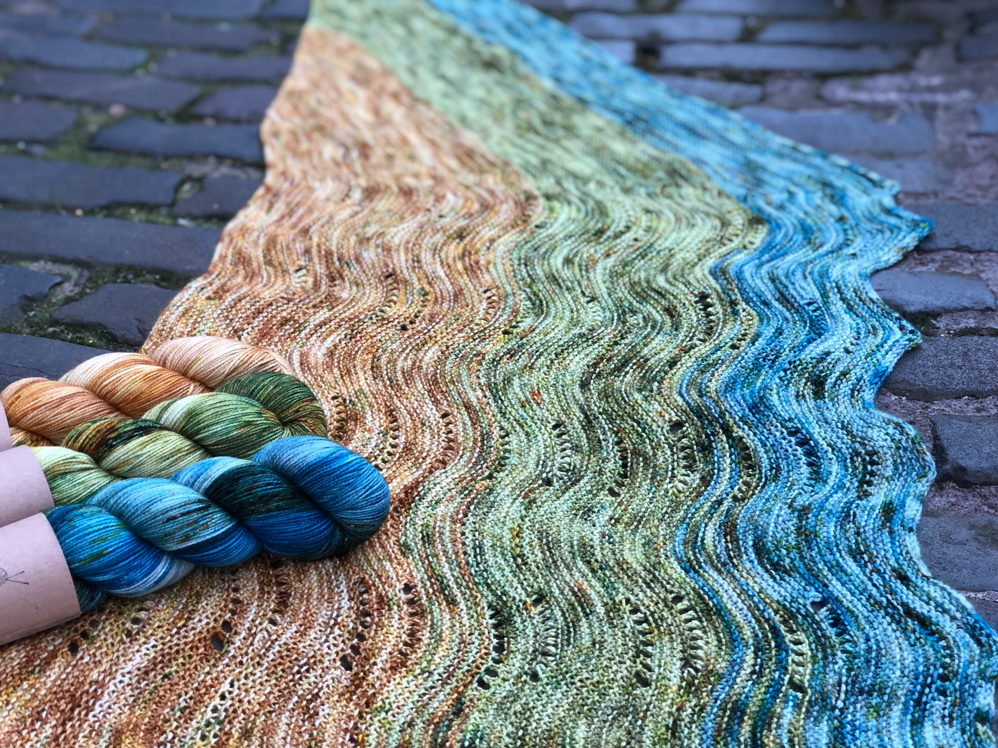 Sea Swell Shawl